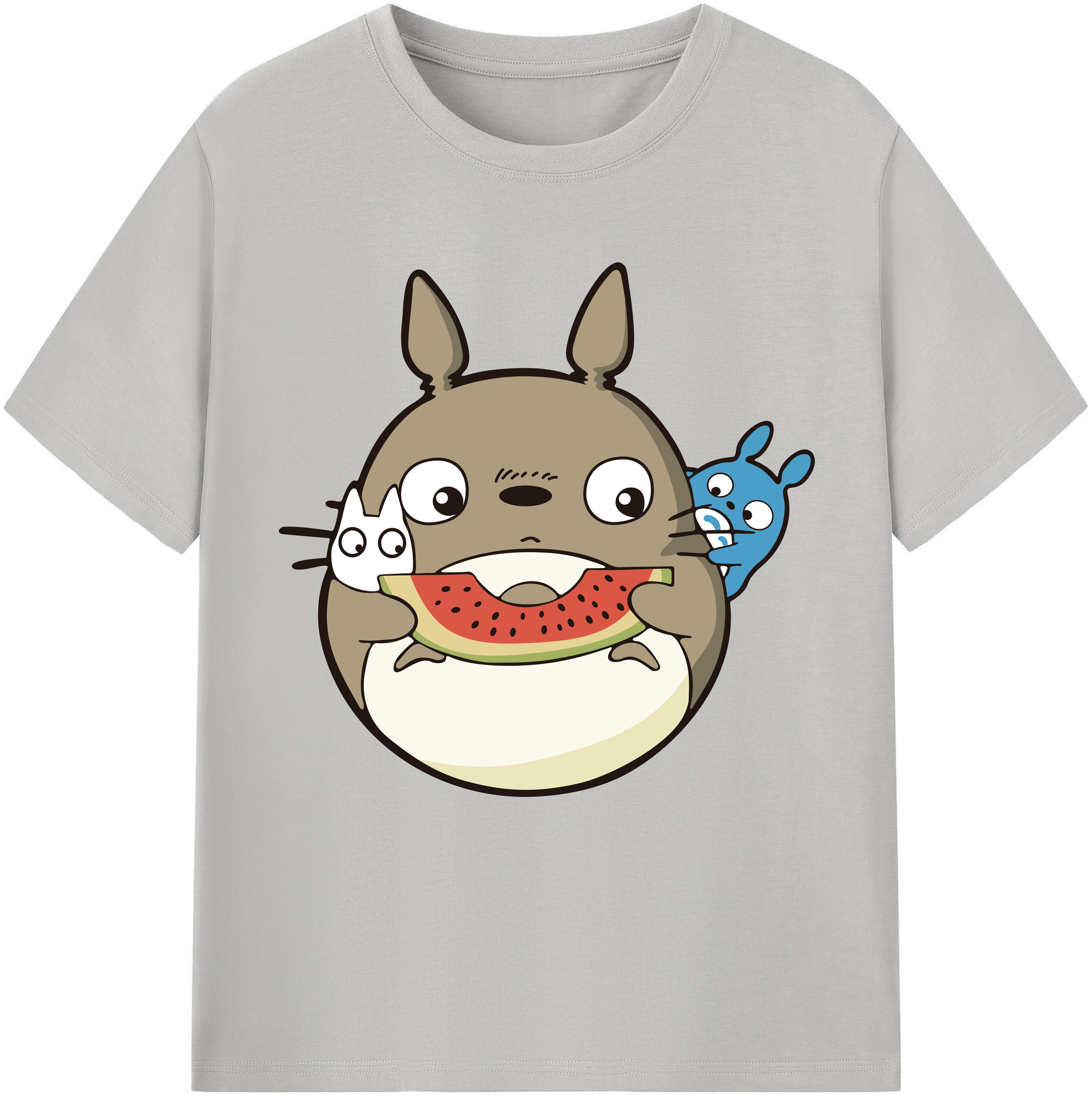 （画像用） となりのトトロ 草壁メイ 草壁サツキ My Neighbor Totoro Satsuki Kusakabe Mei Kusakabe レディースカジュアルプリントTシャツ（綿100％）