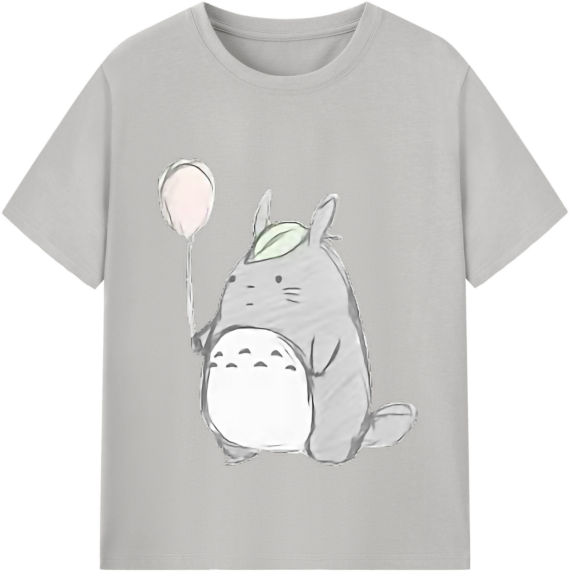 （画像用） となりのトトロ 草壁メイ 草壁サツキ My Neighbor Totoro Satsuki Kusakabe Mei Kusakabe レディースカジュアルプリントTシャツ（綿100％）