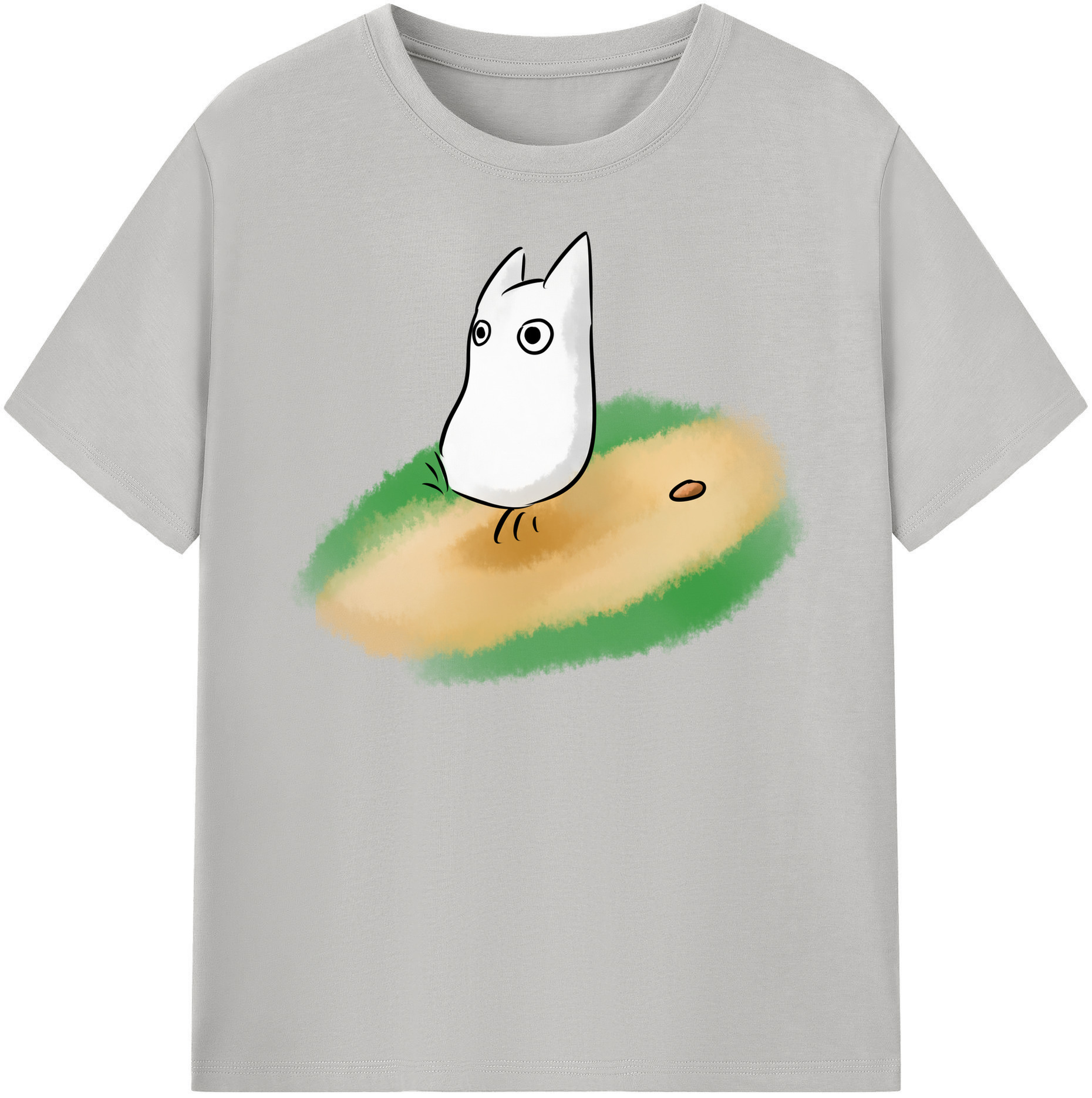 （画像用） となりのトトロ 草壁メイ 草壁サツキ My Neighbor Totoro Satsuki Kusakabe Mei Kusakabe レディースカジュアルプリントTシャツ（綿100％）
