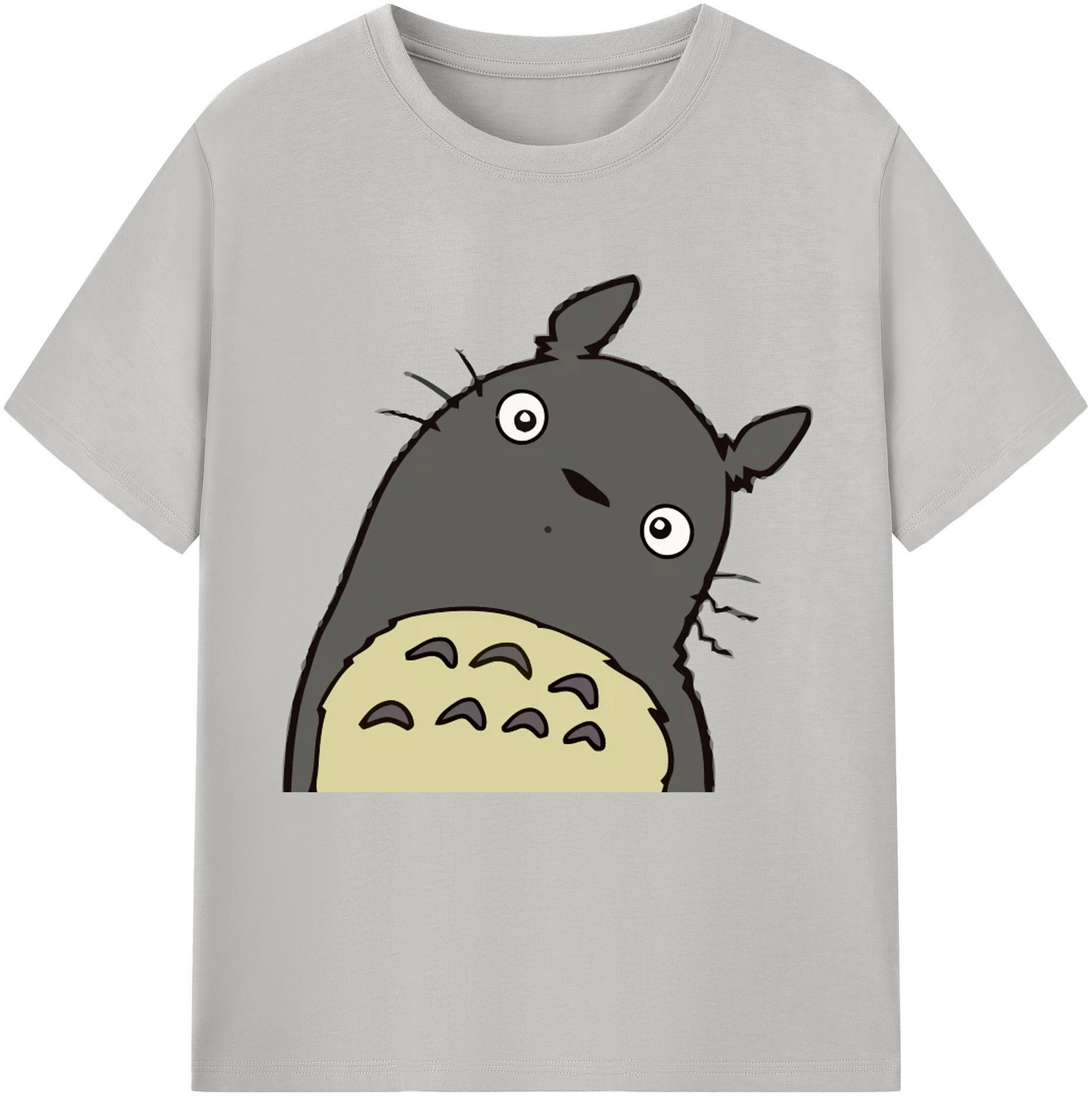 （画像用） となりのトトロ 草壁メイ 草壁サツキ My Neighbor Totoro Satsuki Kusakabe Mei Kusakabe レディースカジュアルプリントTシャツ（綿100％）
