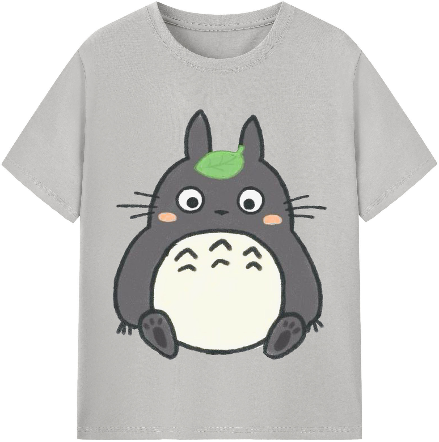 （画像用） となりのトトロ 草壁メイ 草壁サツキ My Neighbor Totoro Satsuki Kusakabe Mei Kusakabe レディースカジュアルプリントTシャツ（綿100％）