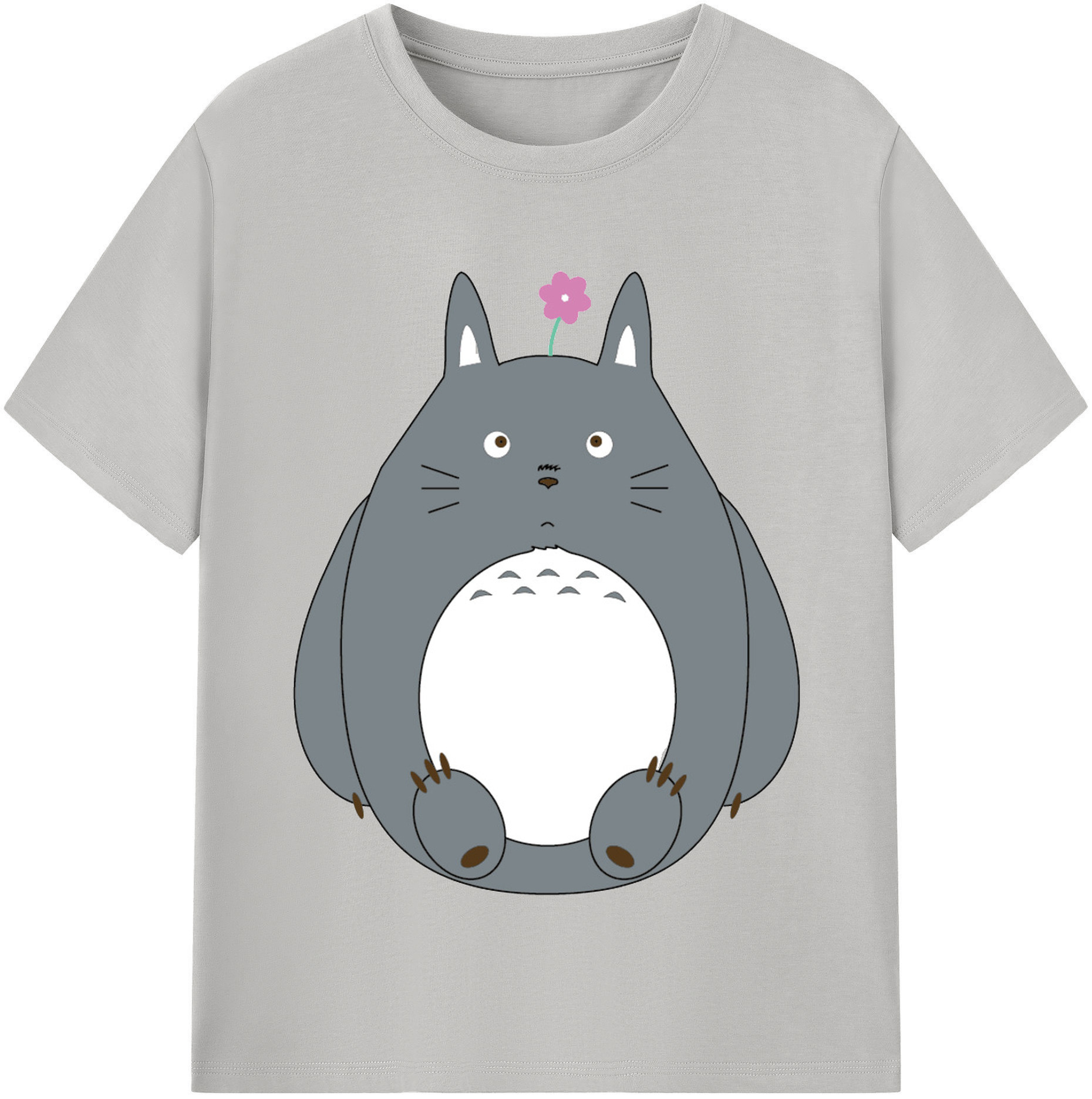 （画像用） となりのトトロ 草壁メイ 草壁サツキ My Neighbor Totoro Satsuki Kusakabe Mei Kusakabe レディースカジュアルプリントTシャツ（綿100％）
