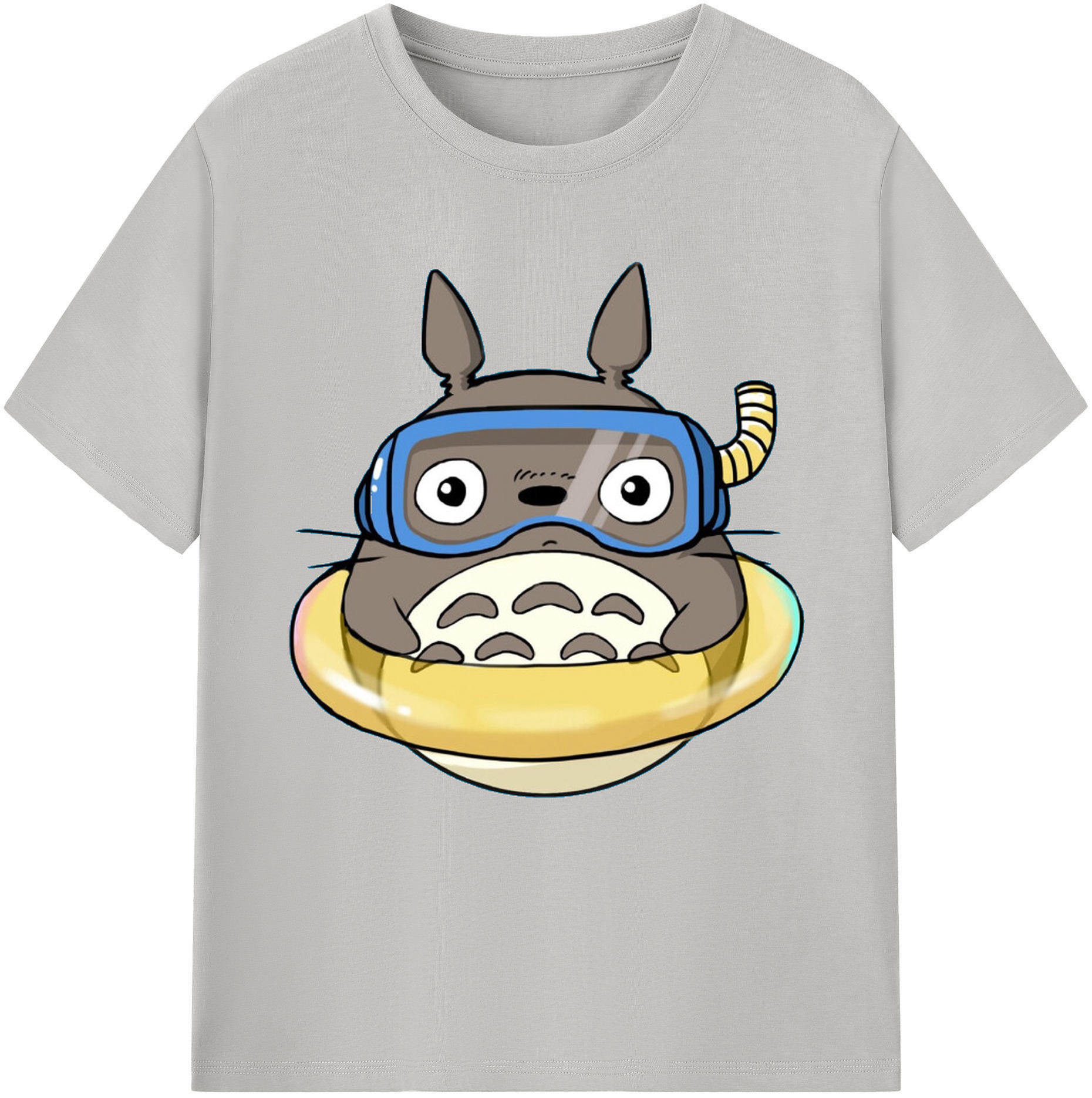 （画像用） となりのトトロ 草壁メイ 草壁サツキ My Neighbor Totoro Satsuki Kusakabe Mei Kusakabe レディースカジュアルプリントTシャツ（綿100％）