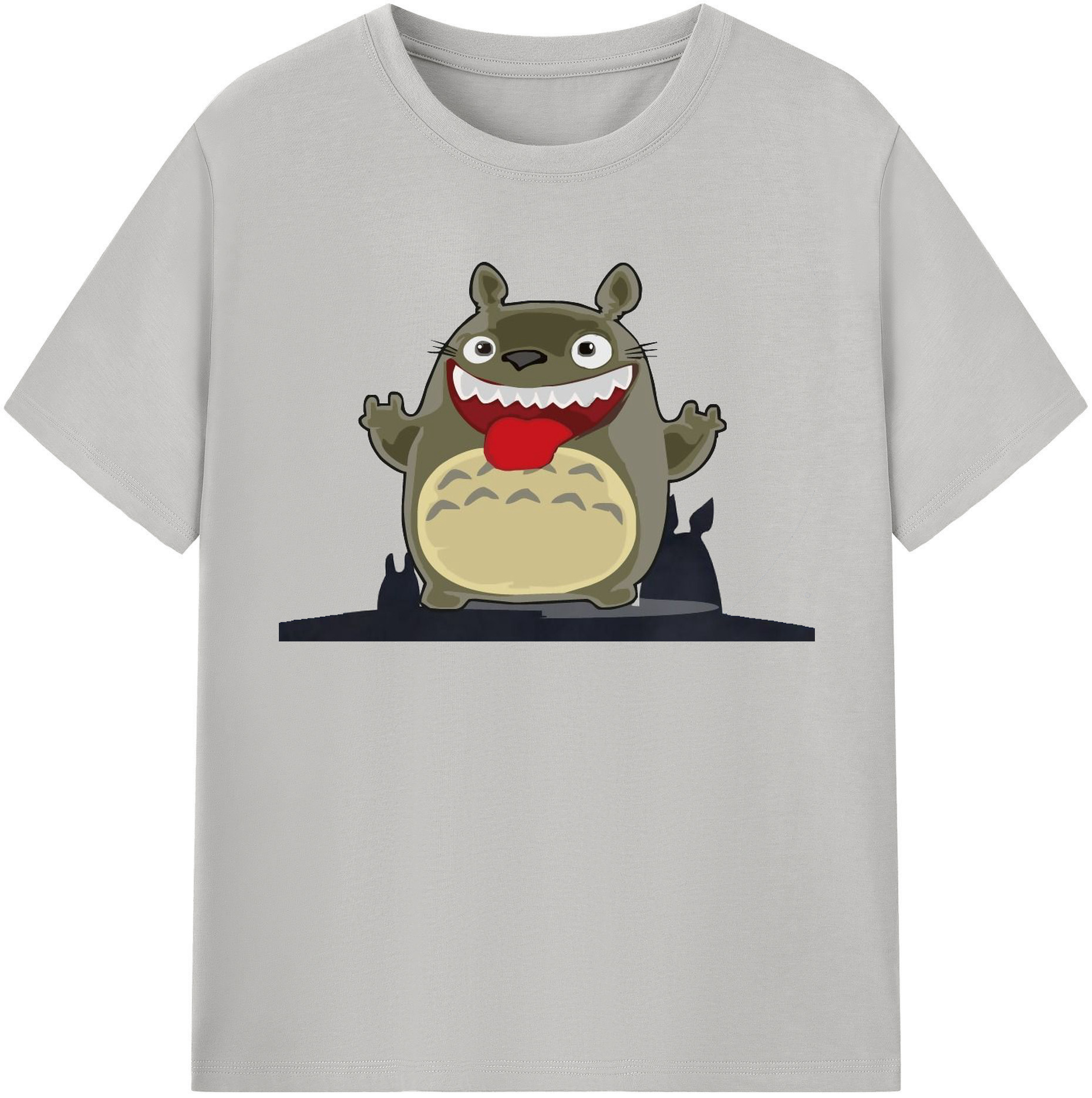 （画像用） となりのトトロ 草壁メイ 草壁サツキ My Neighbor Totoro Satsuki Kusakabe Mei Kusakabe レディースカジュアルプリントTシャツ（綿100％）