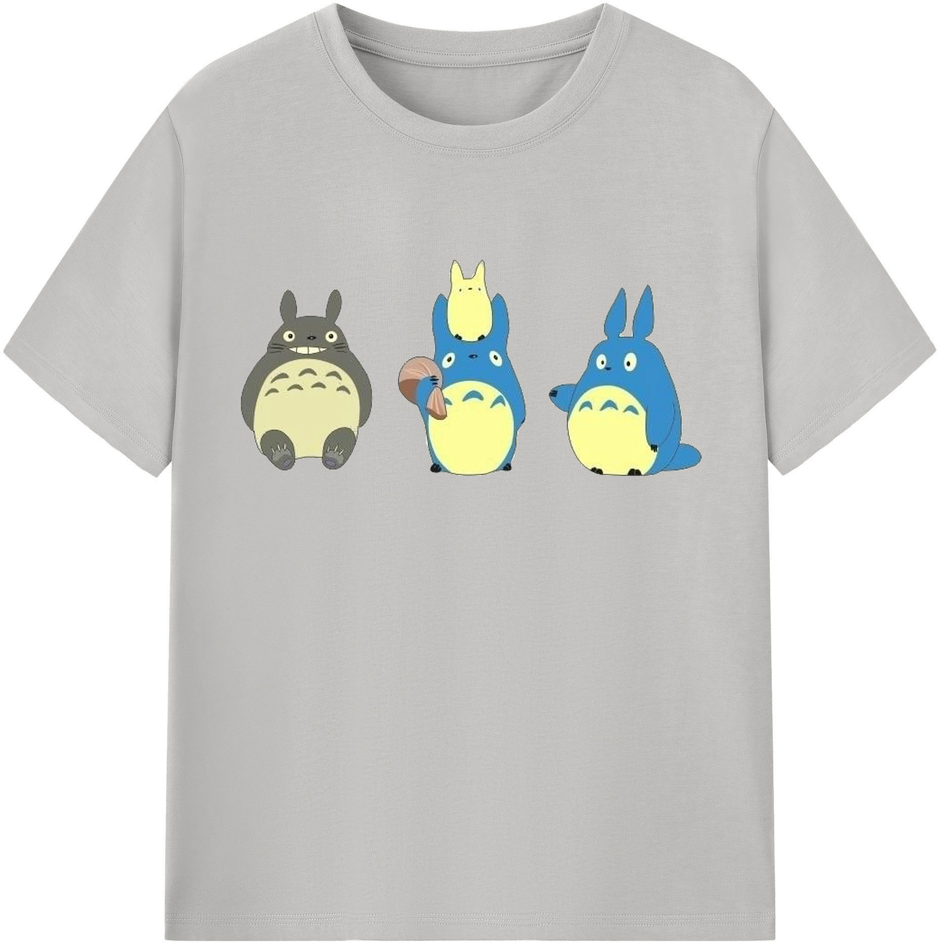 （画像用） となりのトトロ 草壁メイ 草壁サツキ My Neighbor Totoro Satsuki Kusakabe Mei Kusakabe レディースカジュアルプリントTシャツ（綿100％）