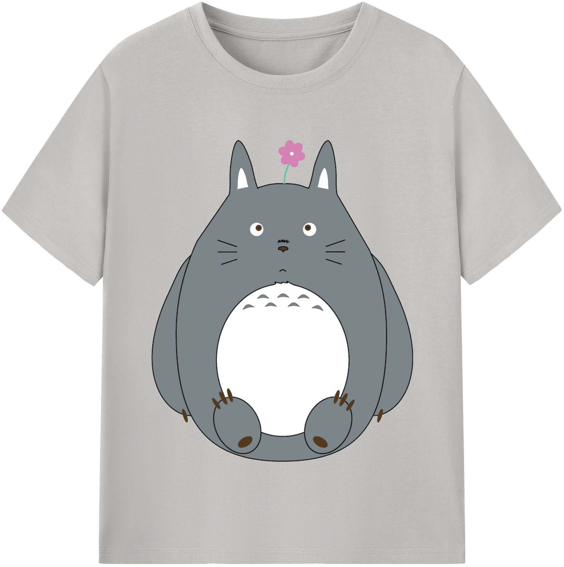 （画像用） となりのトトロ 草壁メイ 草壁サツキ My Neighbor Totoro Satsuki Kusakabe Mei Kusakabe レディースカジュアルプリントTシャツ（綿100％）