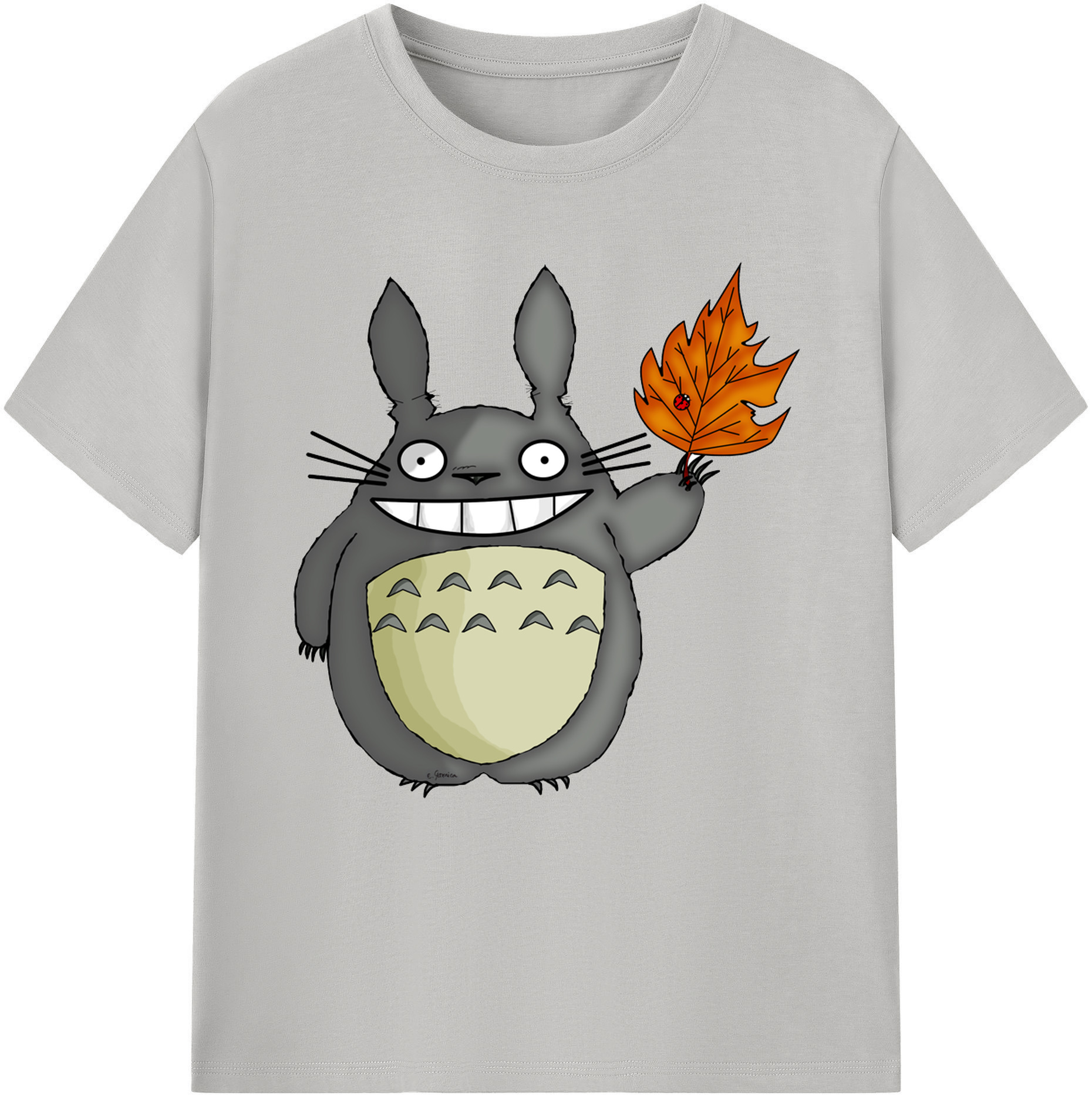 （画像用） となりのトトロ 草壁メイ 草壁サツキ My Neighbor Totoro Satsuki Kusakabe Mei Kusakabe レディースカジュアルプリントTシャツ（綿100％）