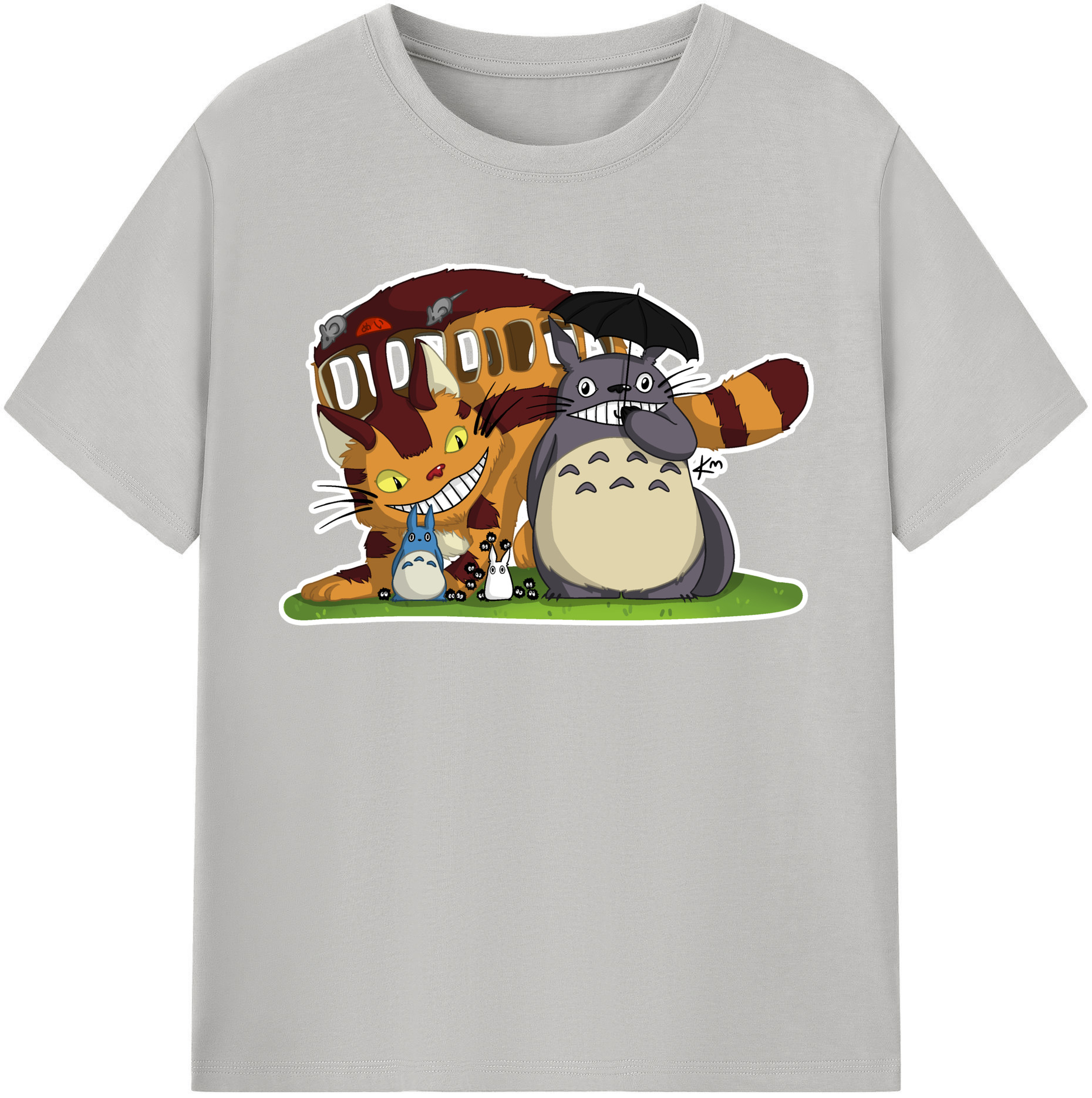 （画像用） となりのトトロ 草壁メイ 草壁サツキ My Neighbor Totoro Satsuki Kusakabe Mei Kusakabe レディースカジュアルプリントTシャツ（綿100％）