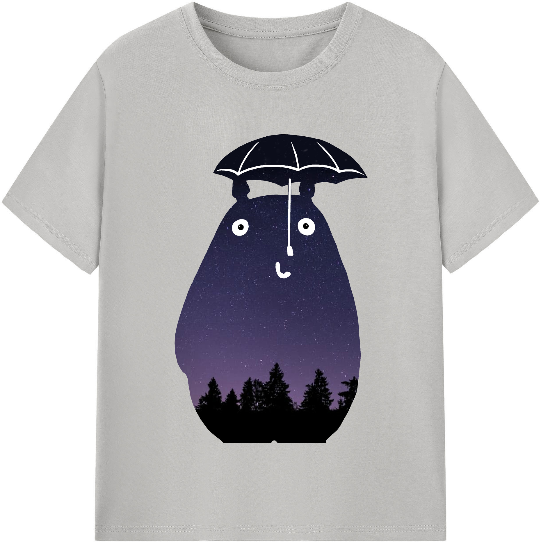 （画像用） となりのトトロ 草壁メイ 草壁サツキ My Neighbor Totoro Satsuki Kusakabe Mei Kusakabe レディースカジュアルプリントTシャツ（綿100％）
