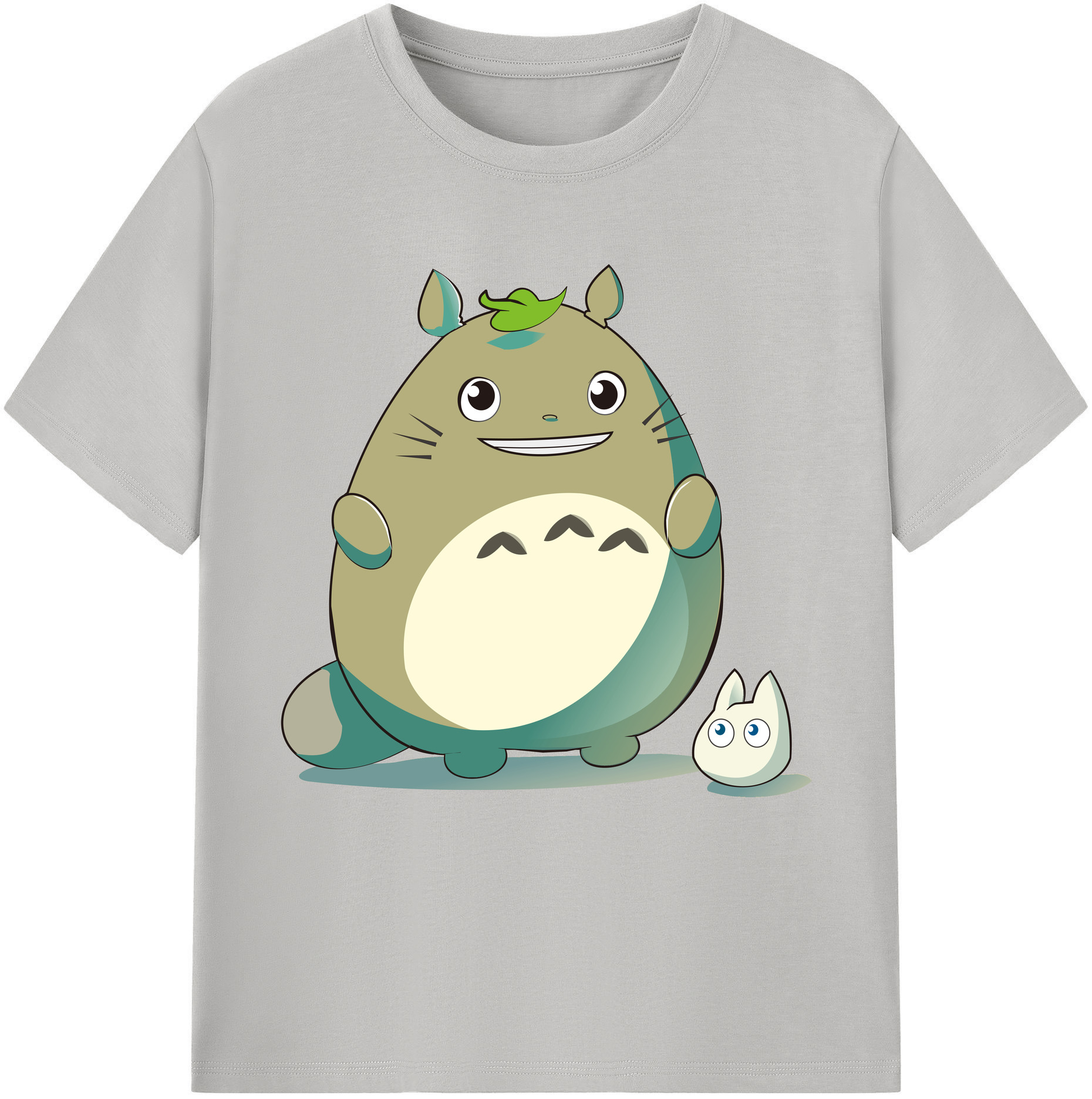 （画像用） となりのトトロ 草壁メイ 草壁サツキ My Neighbor Totoro Satsuki Kusakabe Mei Kusakabe レディースカジュアルプリントTシャツ（綿100％）