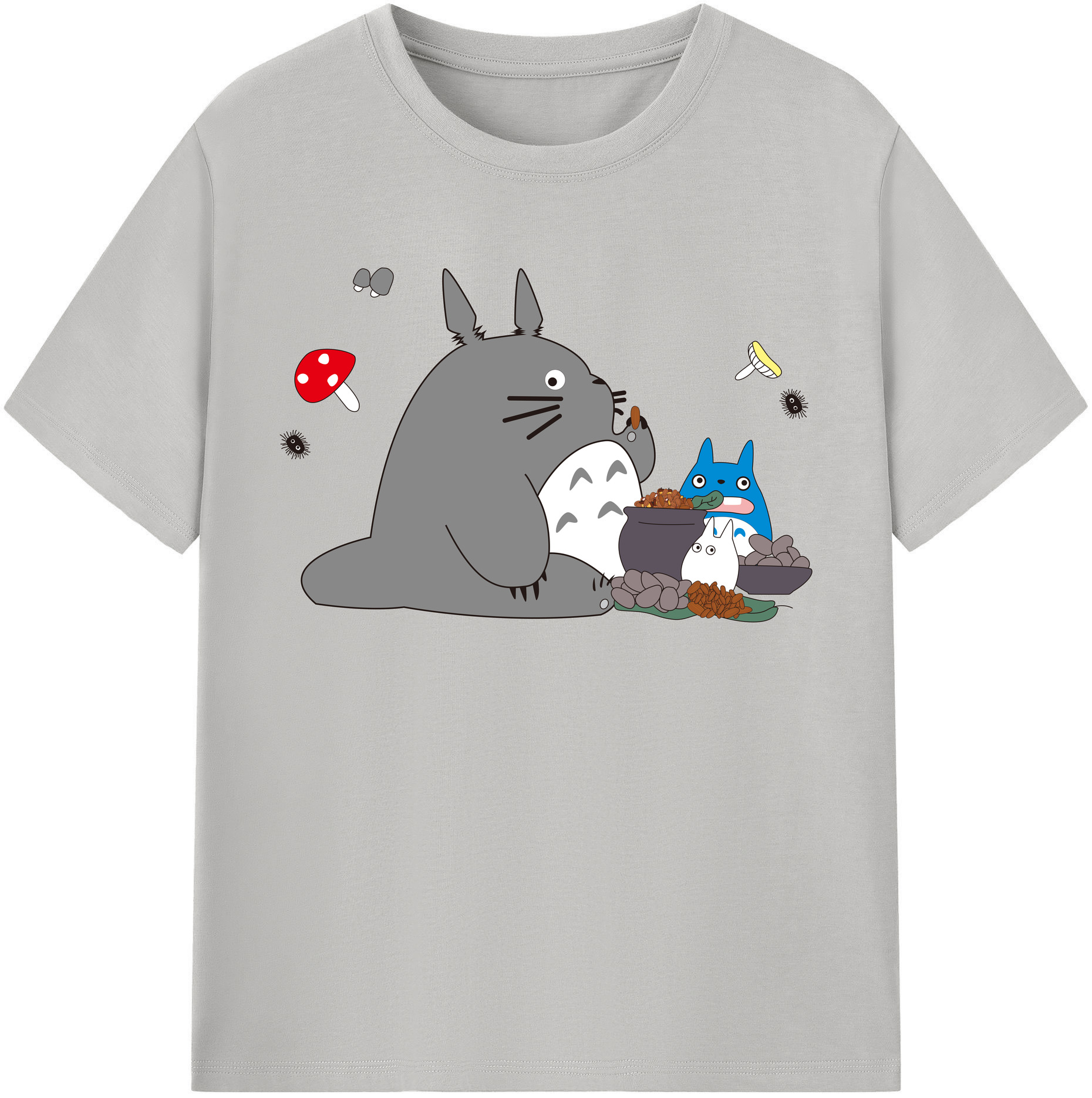 （画像用） となりのトトロ 草壁メイ 草壁サツキ My Neighbor Totoro Satsuki Kusakabe Mei Kusakabe レディースカジュアルプリントTシャツ（綿100％）