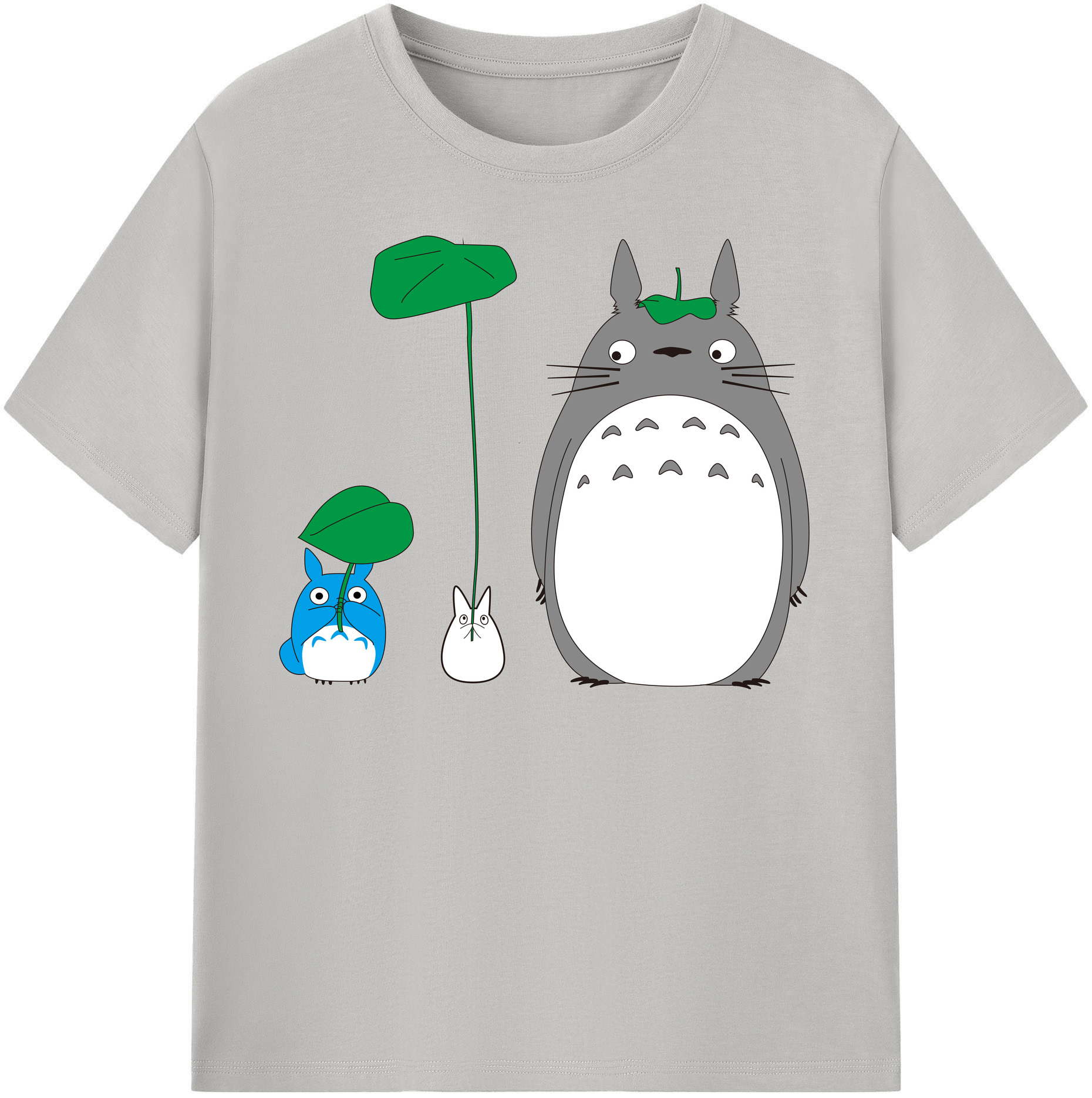 （画像用） となりのトトロ 草壁メイ 草壁サツキ My Neighbor Totoro Satsuki Kusakabe Mei Kusakabe レディースカジュアルプリントTシャツ（綿100％）
