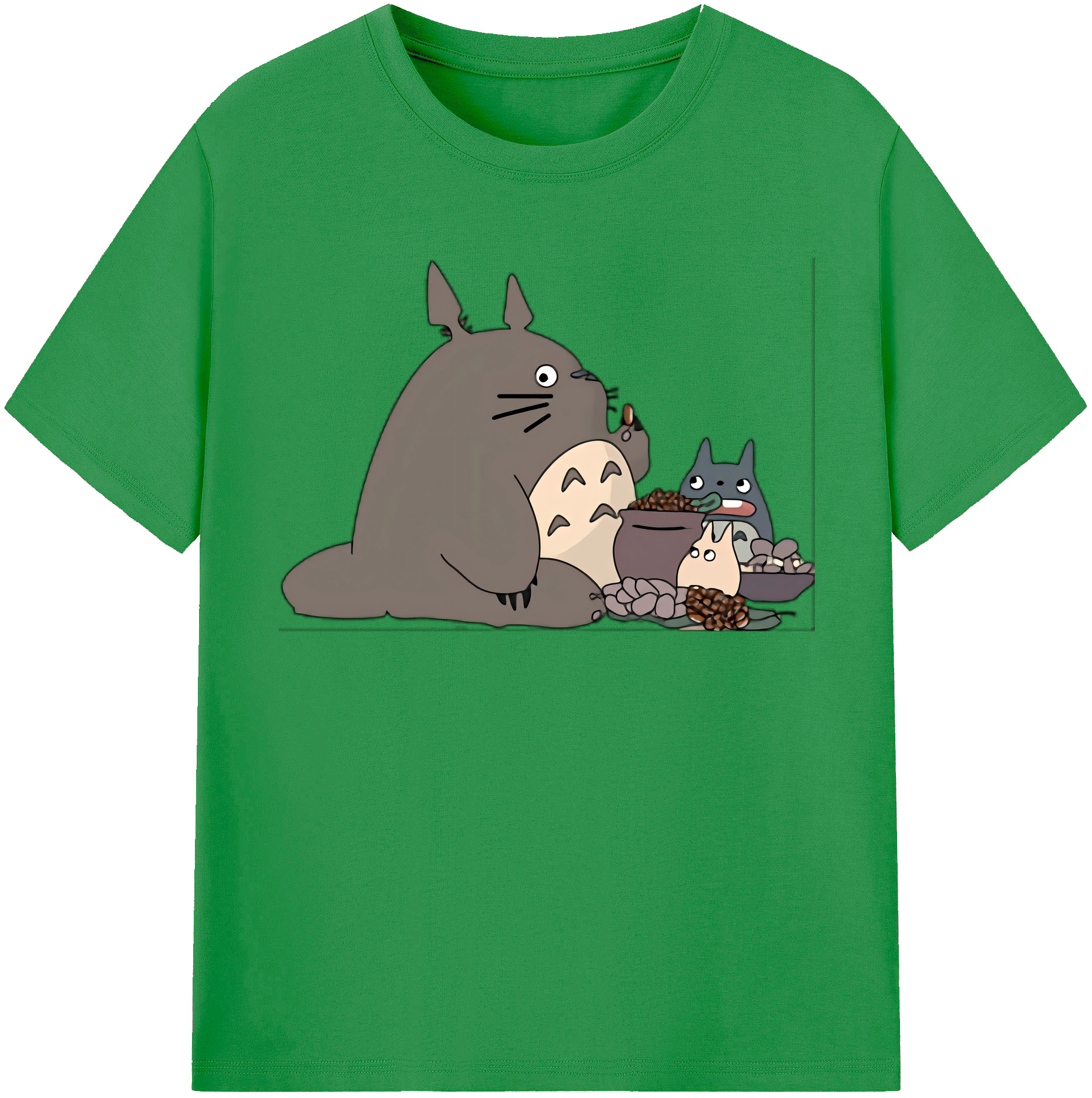 （画像用） となりのトトロ 草壁メイ 草壁サツキ My Neighbor Totoro Satsuki Kusakabe Mei Kusakabe レディースカジュアルプリントTシャツ（綿100％）