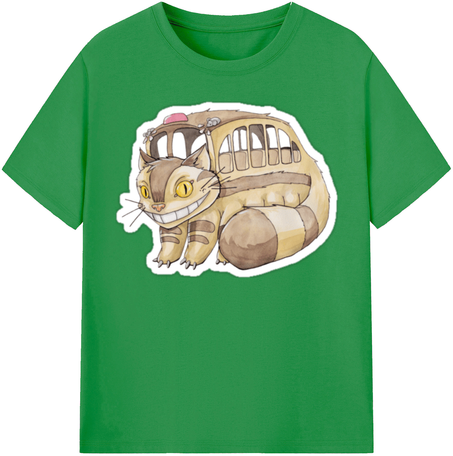 （画像用） となりのトトロ 草壁メイ 草壁サツキ My Neighbor Totoro Satsuki Kusakabe Mei Kusakabe レディースカジュアルプリントTシャツ（綿100％）