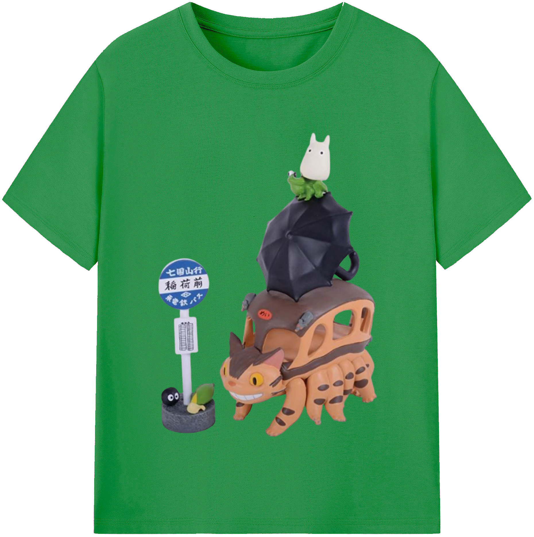（画像用） となりのトトロ 草壁メイ 草壁サツキ My Neighbor Totoro Satsuki Kusakabe Mei Kusakabe レディースカジュアルプリントTシャツ（綿100％）