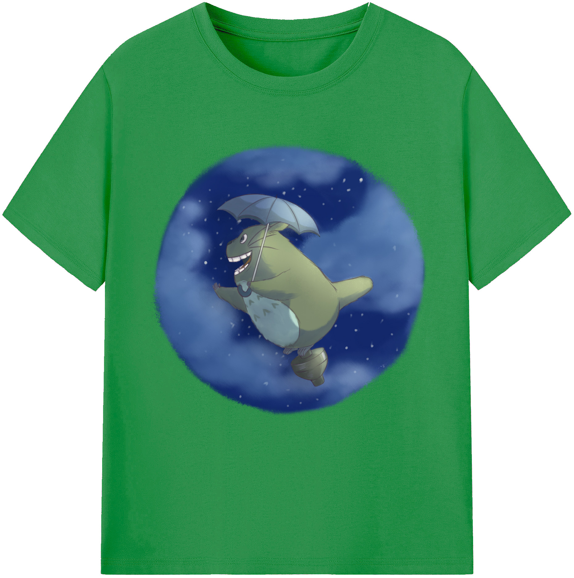 （画像用） となりのトトロ 草壁メイ 草壁サツキ My Neighbor Totoro Satsuki Kusakabe Mei Kusakabe レディースカジュアルプリントTシャツ（綿100％）