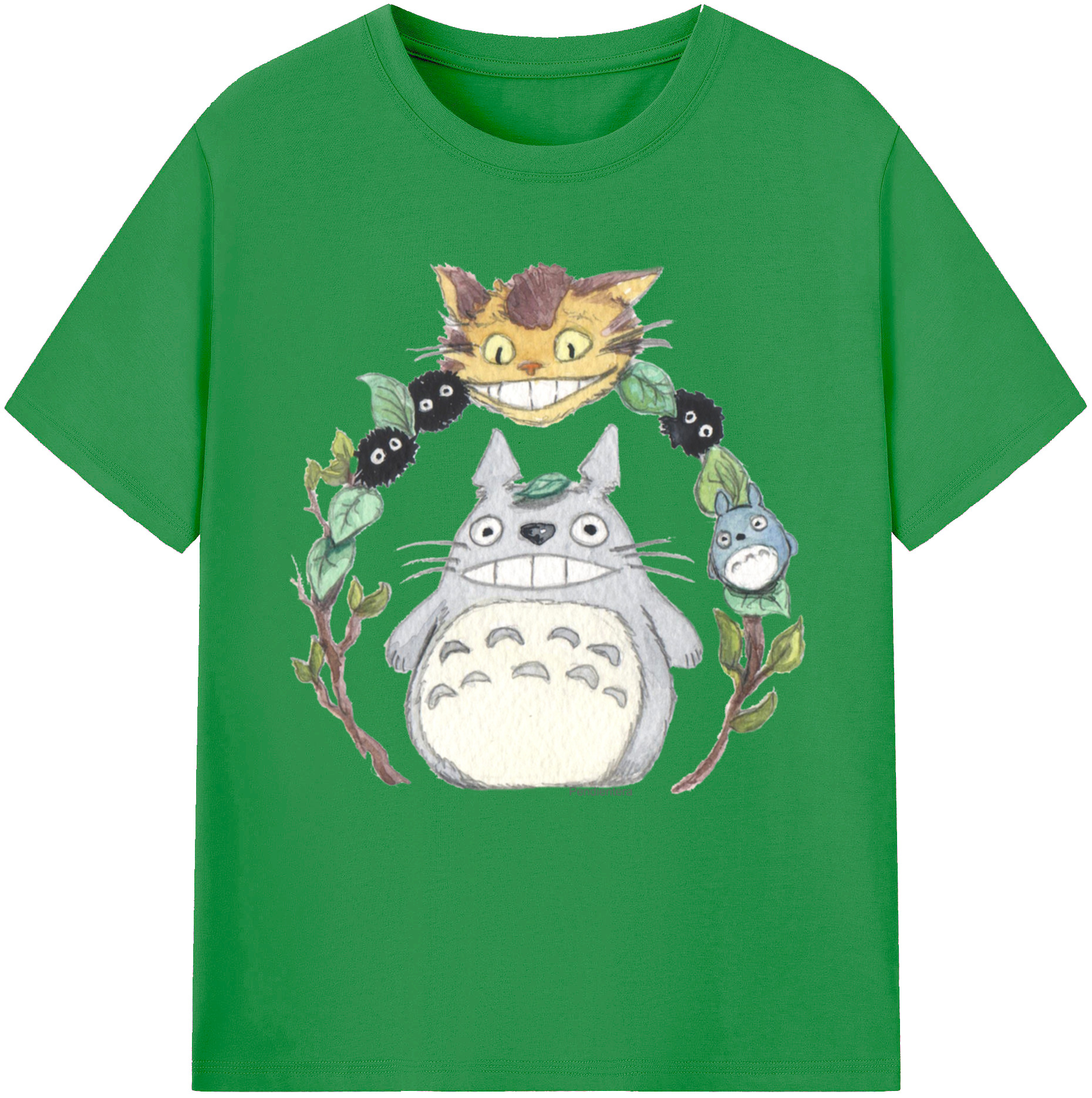 （画像用） となりのトトロ 草壁メイ 草壁サツキ My Neighbor Totoro Satsuki Kusakabe Mei Kusakabe レディースカジュアルプリントTシャツ（綿100％）
