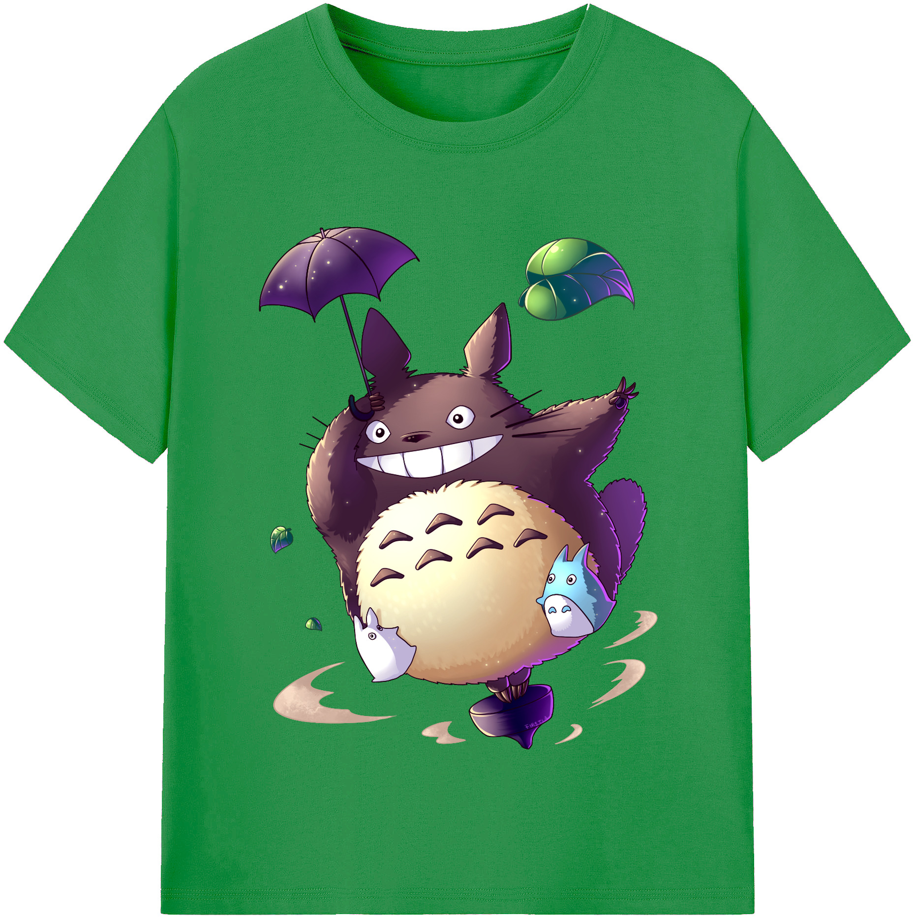 （画像用） となりのトトロ 草壁メイ 草壁サツキ My Neighbor Totoro Satsuki Kusakabe Mei Kusakabe レディースカジュアルプリントTシャツ（綿100％）