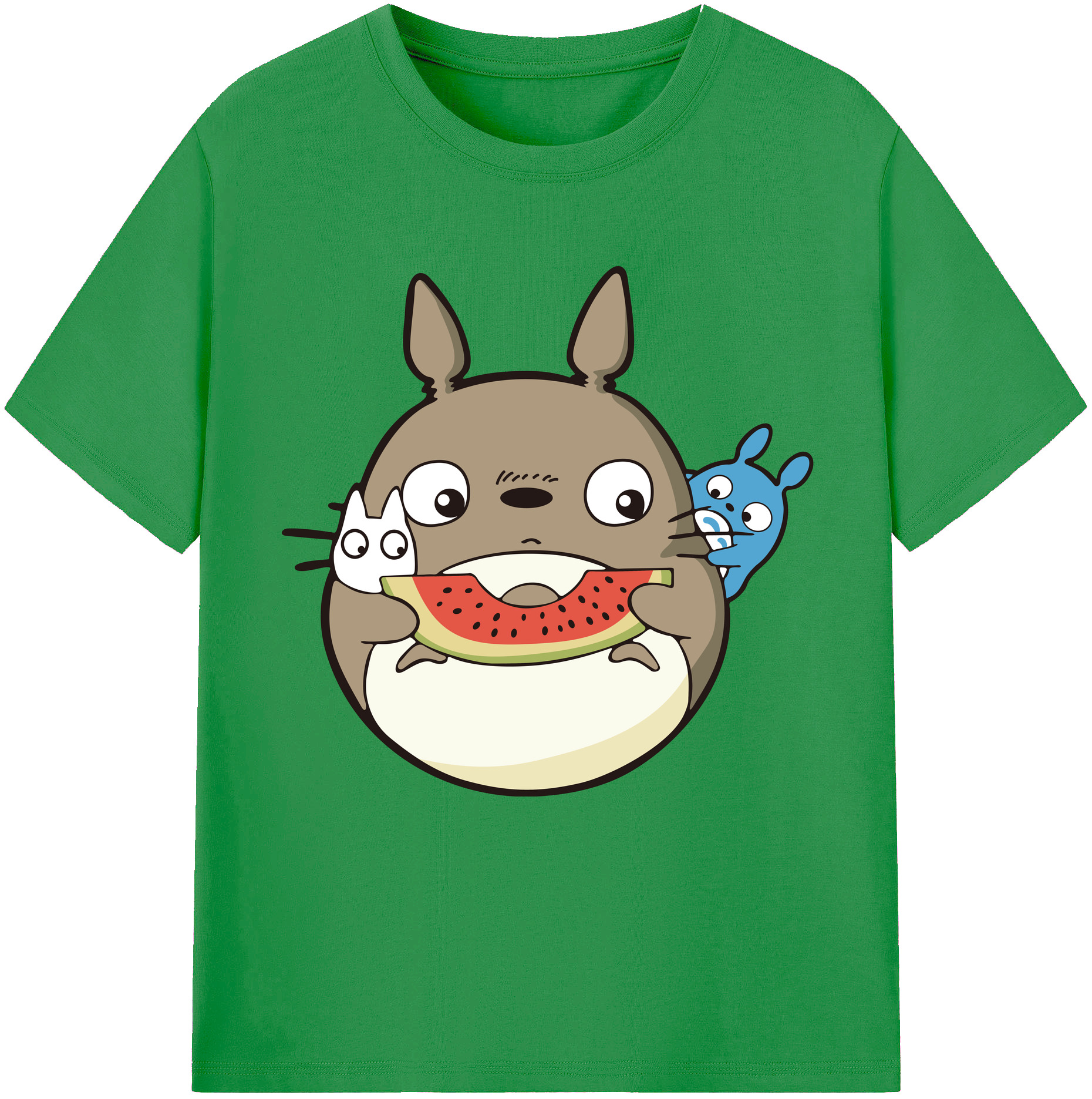 （画像用） となりのトトロ 草壁メイ 草壁サツキ My Neighbor Totoro Satsuki Kusakabe Mei Kusakabe レディースカジュアルプリントTシャツ（綿100％）