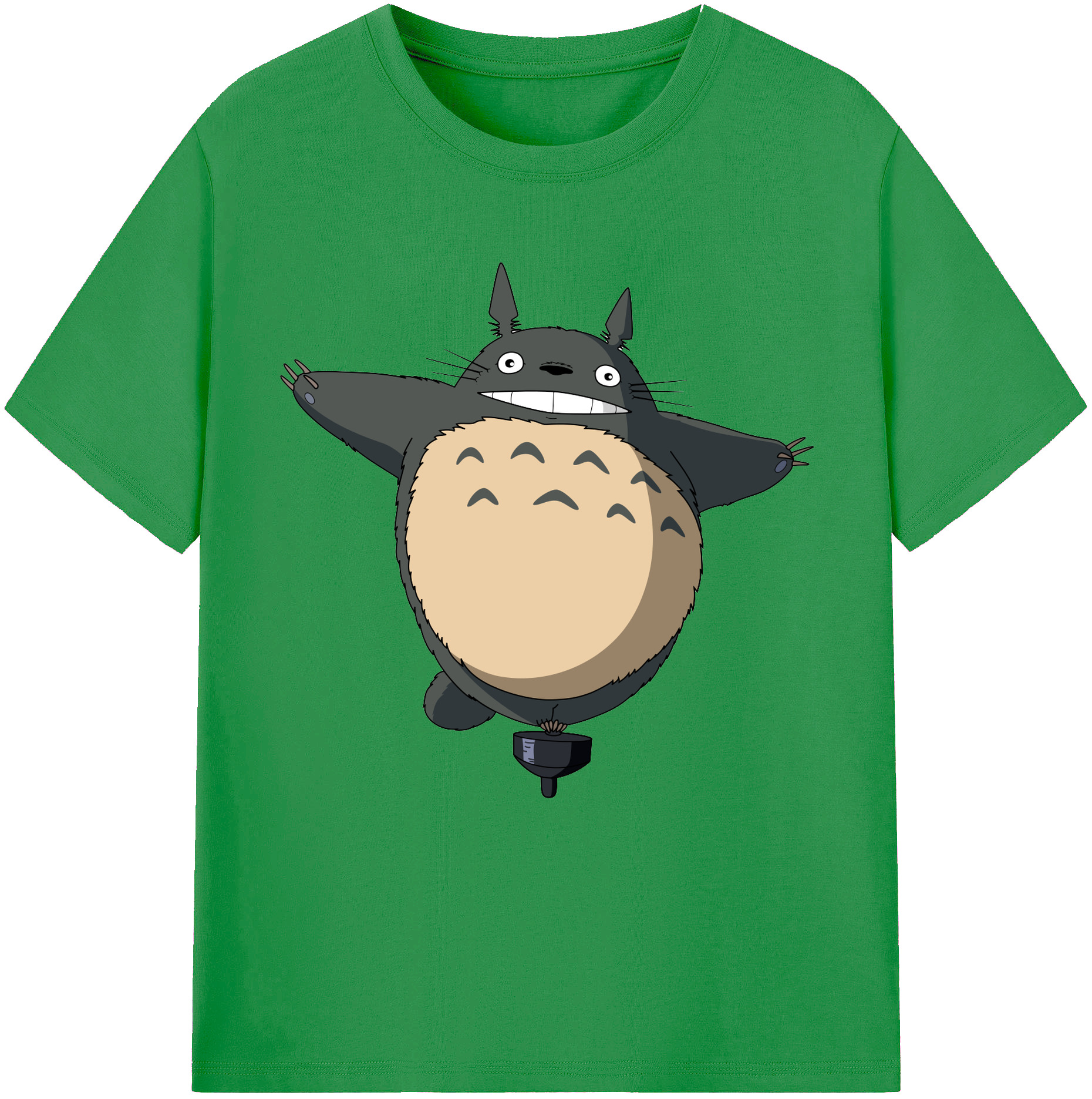 （画像用） となりのトトロ 草壁メイ 草壁サツキ My Neighbor Totoro Satsuki Kusakabe Mei Kusakabe レディースカジュアルプリントTシャツ（綿100％）