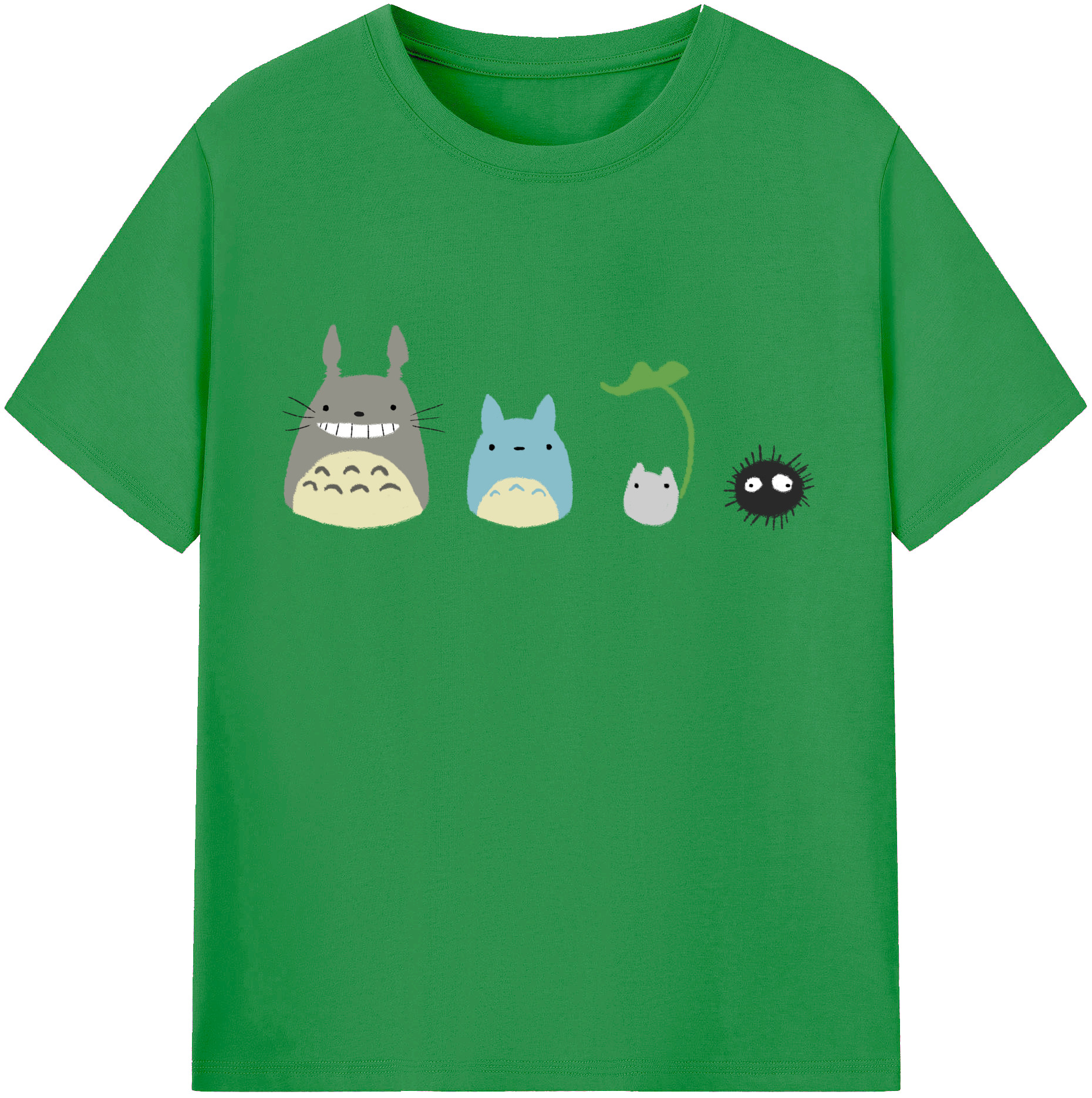 （画像用） となりのトトロ 草壁メイ 草壁サツキ My Neighbor Totoro Satsuki Kusakabe Mei Kusakabe レディースカジュアルプリントTシャツ（綿100％）