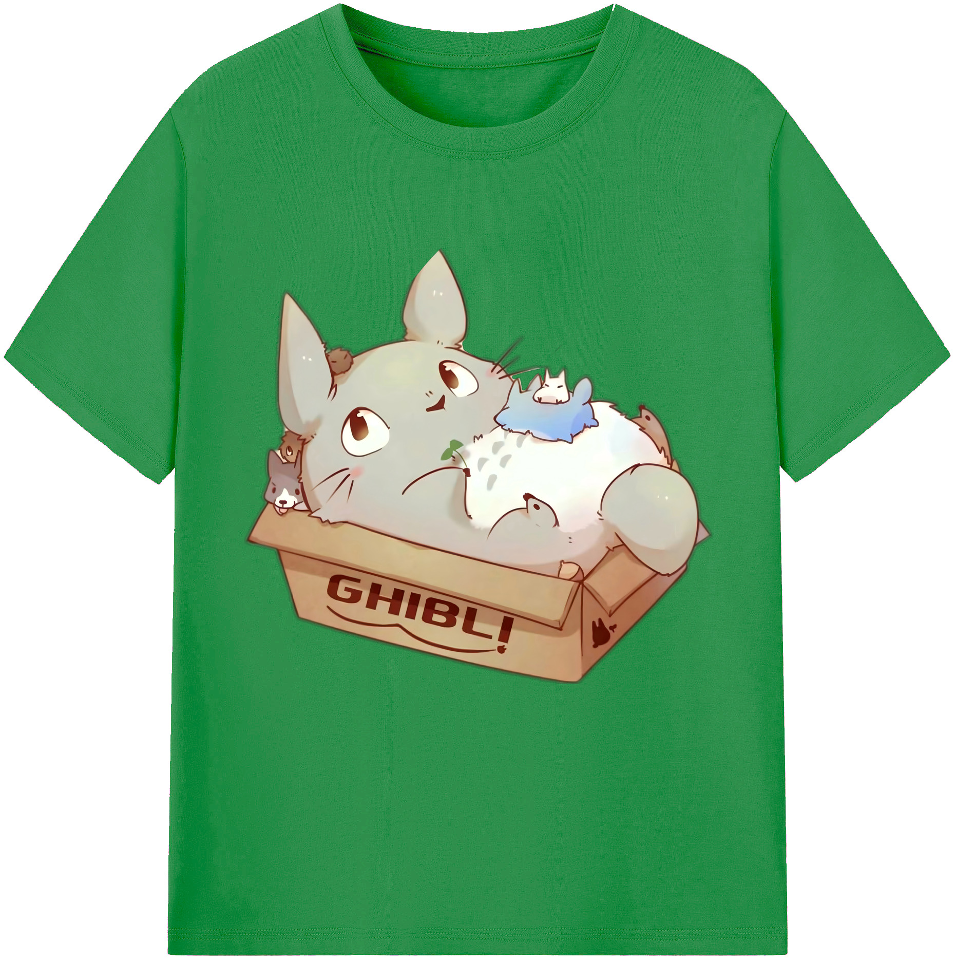 （画像用） となりのトトロ 草壁メイ 草壁サツキ My Neighbor Totoro Satsuki Kusakabe Mei Kusakabe レディースカジュアルプリントTシャツ（綿100％）
