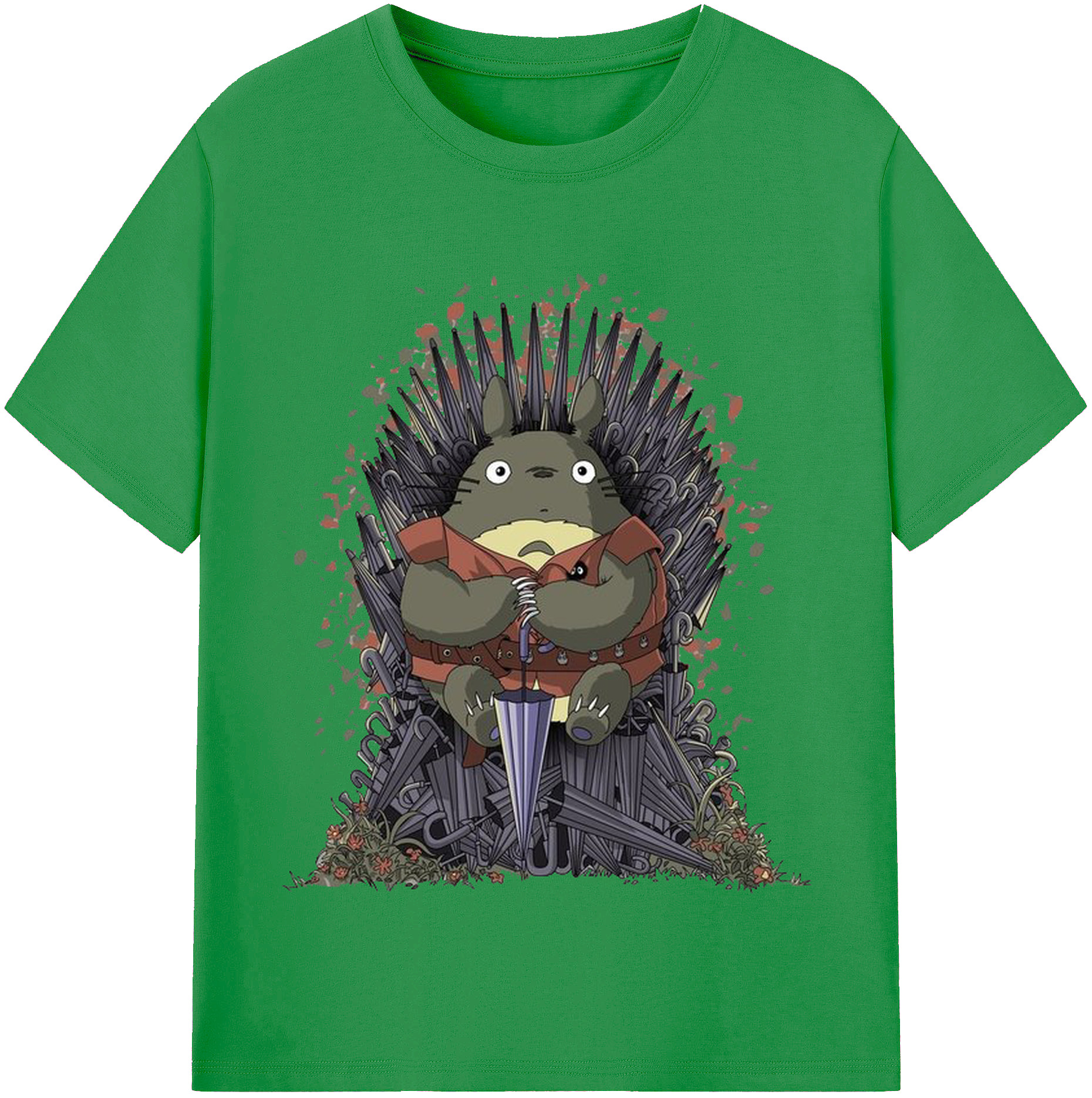 （画像用） となりのトトロ 草壁メイ 草壁サツキ My Neighbor Totoro Satsuki Kusakabe Mei Kusakabe レディースカジュアルプリントTシャツ（綿100％）