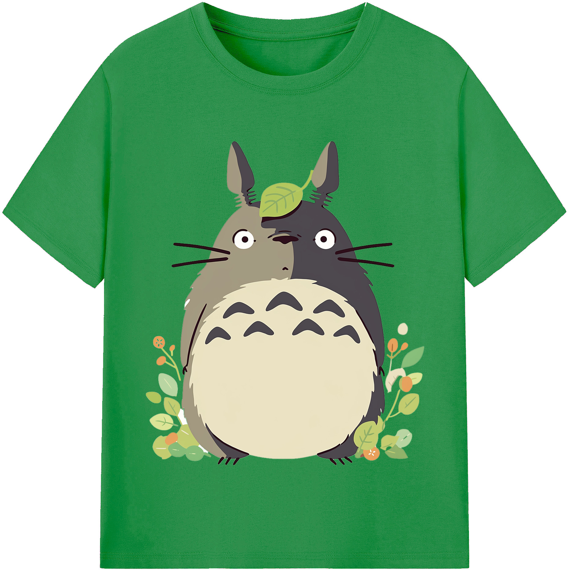 （画像用） となりのトトロ 草壁メイ 草壁サツキ My Neighbor Totoro Satsuki Kusakabe Mei Kusakabe レディースカジュアルプリントTシャツ（綿100％）