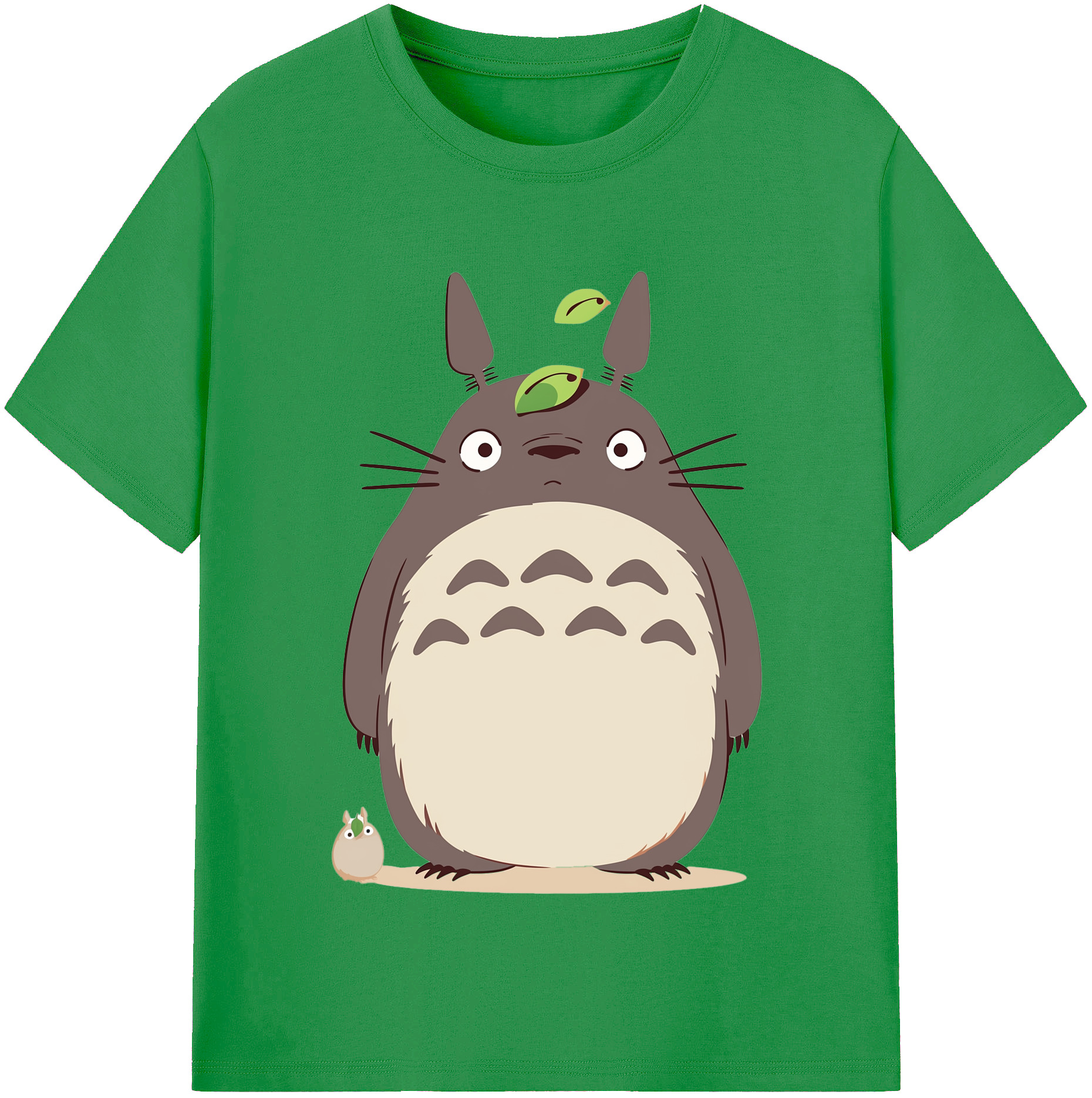 （画像用） となりのトトロ 草壁メイ 草壁サツキ My Neighbor Totoro Satsuki Kusakabe Mei Kusakabe レディースカジュアルプリントTシャツ（綿100％）