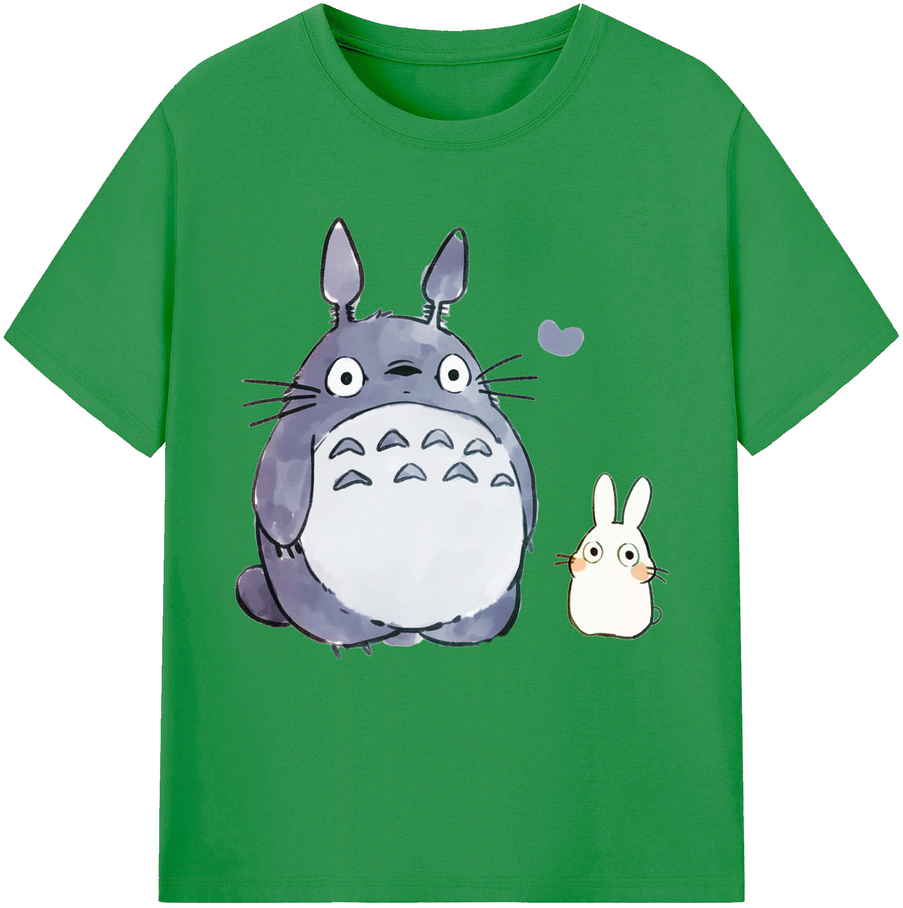 （画像用） となりのトトロ 草壁メイ 草壁サツキ My Neighbor Totoro Satsuki Kusakabe Mei Kusakabe レディースカジュアルプリントTシャツ（綿100％）
