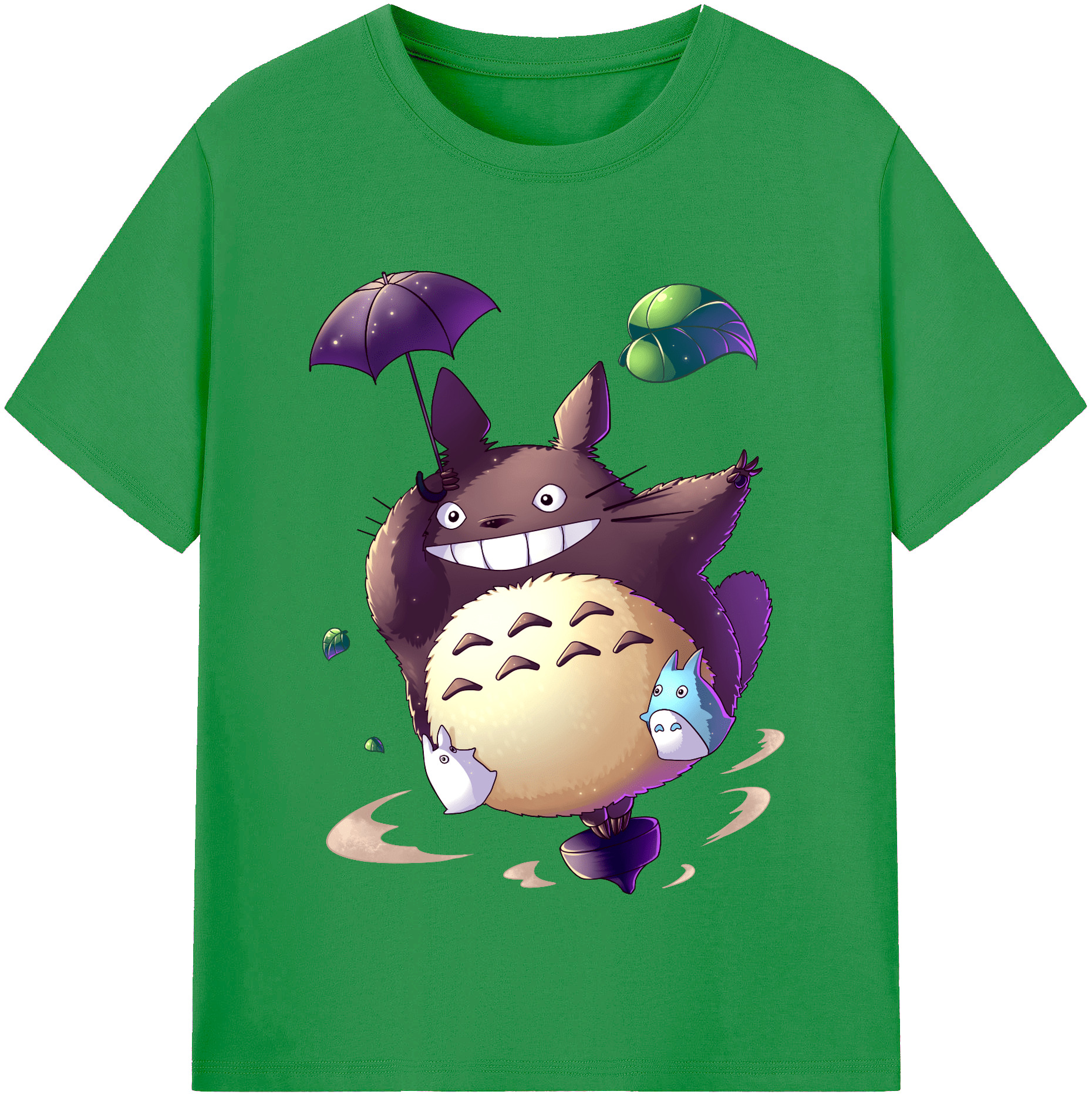 （画像用） となりのトトロ 草壁メイ 草壁サツキ My Neighbor Totoro Satsuki Kusakabe Mei Kusakabe レディースカジュアルプリントTシャツ（綿100％）