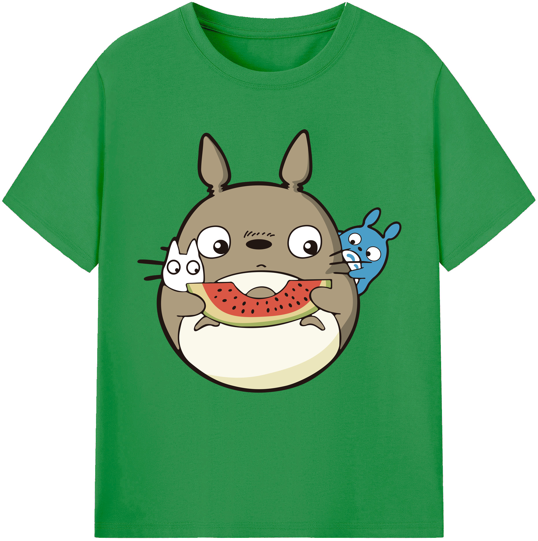 （画像用） となりのトトロ 草壁メイ 草壁サツキ My Neighbor Totoro Satsuki Kusakabe Mei Kusakabe レディースカジュアルプリントTシャツ（綿100％）