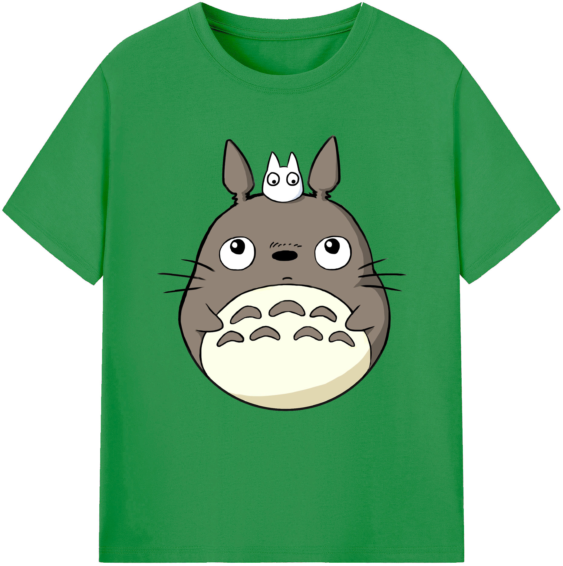 （画像用） となりのトトロ 草壁メイ 草壁サツキ My Neighbor Totoro Satsuki Kusakabe Mei Kusakabe レディースカジュアルプリントTシャツ（綿100％）