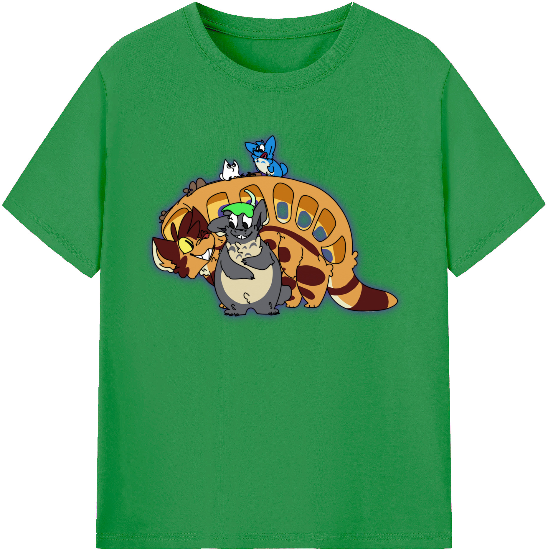 （画像用） となりのトトロ 草壁メイ 草壁サツキ My Neighbor Totoro Satsuki Kusakabe Mei Kusakabe レディースカジュアルプリントTシャツ（綿100％）