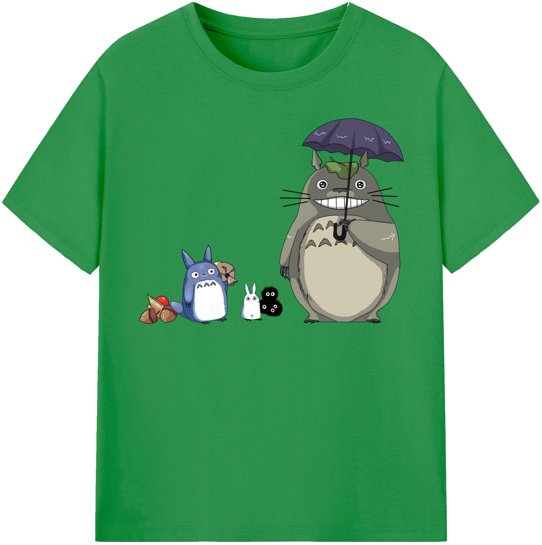 （画像用） となりのトトロ 草壁メイ 草壁サツキ My Neighbor Totoro Satsuki Kusakabe Mei Kusakabe レディースカジュアルプリントTシャツ（綿100％）