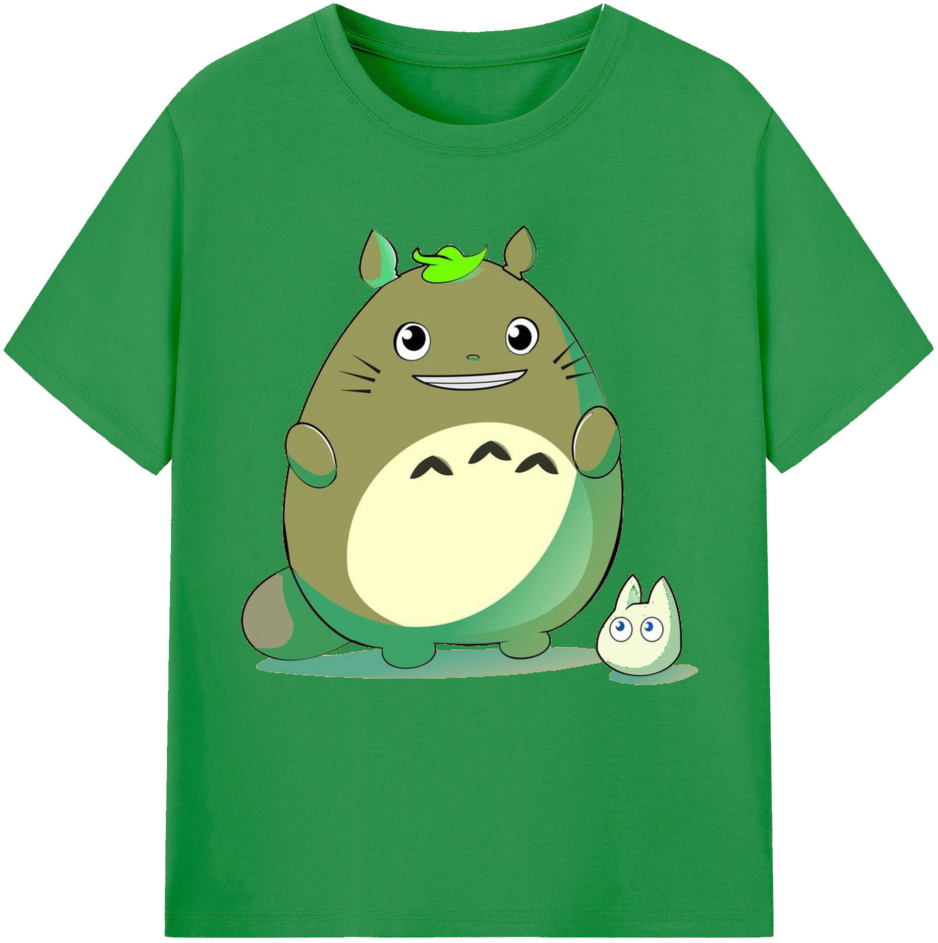 （画像用） となりのトトロ 草壁メイ 草壁サツキ My Neighbor Totoro Satsuki Kusakabe Mei Kusakabe レディースカジュアルプリントTシャツ（綿100％）