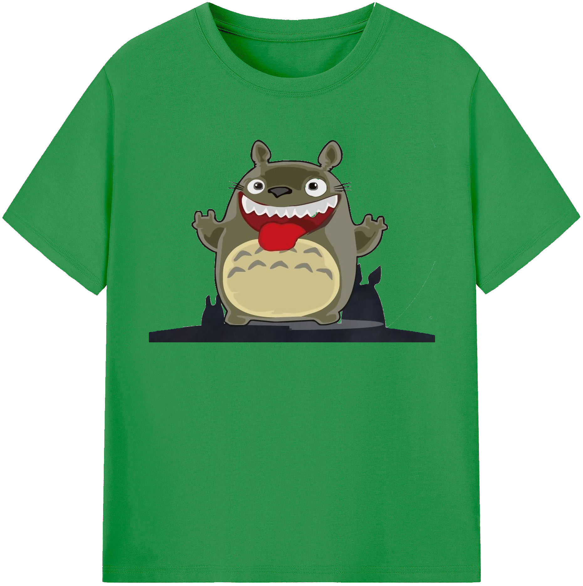 （画像用） となりのトトロ 草壁メイ 草壁サツキ My Neighbor Totoro Satsuki Kusakabe Mei Kusakabe レディースカジュアルプリントTシャツ（綿100％）