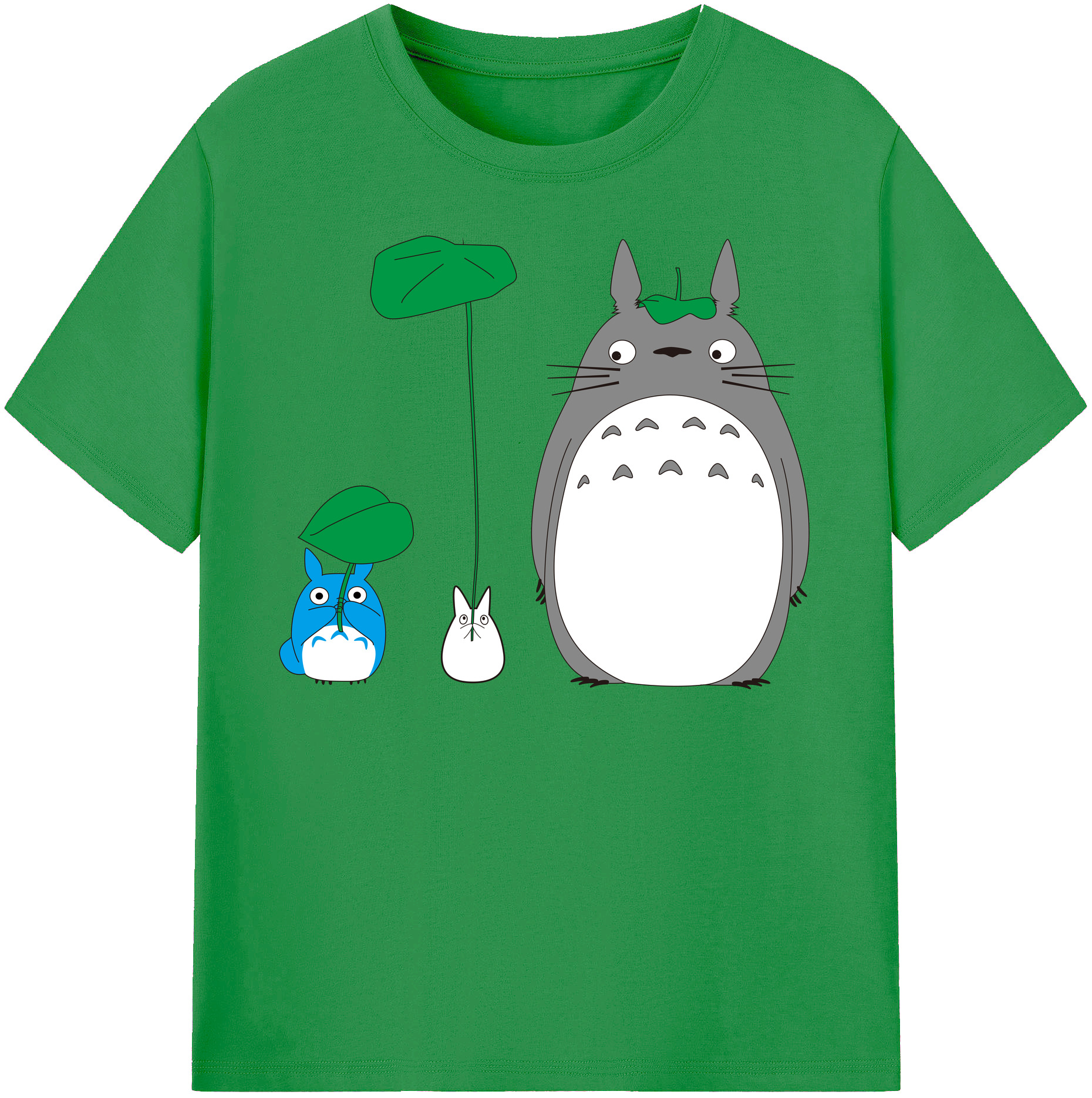 （画像用） となりのトトロ 草壁メイ 草壁サツキ My Neighbor Totoro Satsuki Kusakabe Mei Kusakabe レディースカジュアルプリントTシャツ（綿100％）