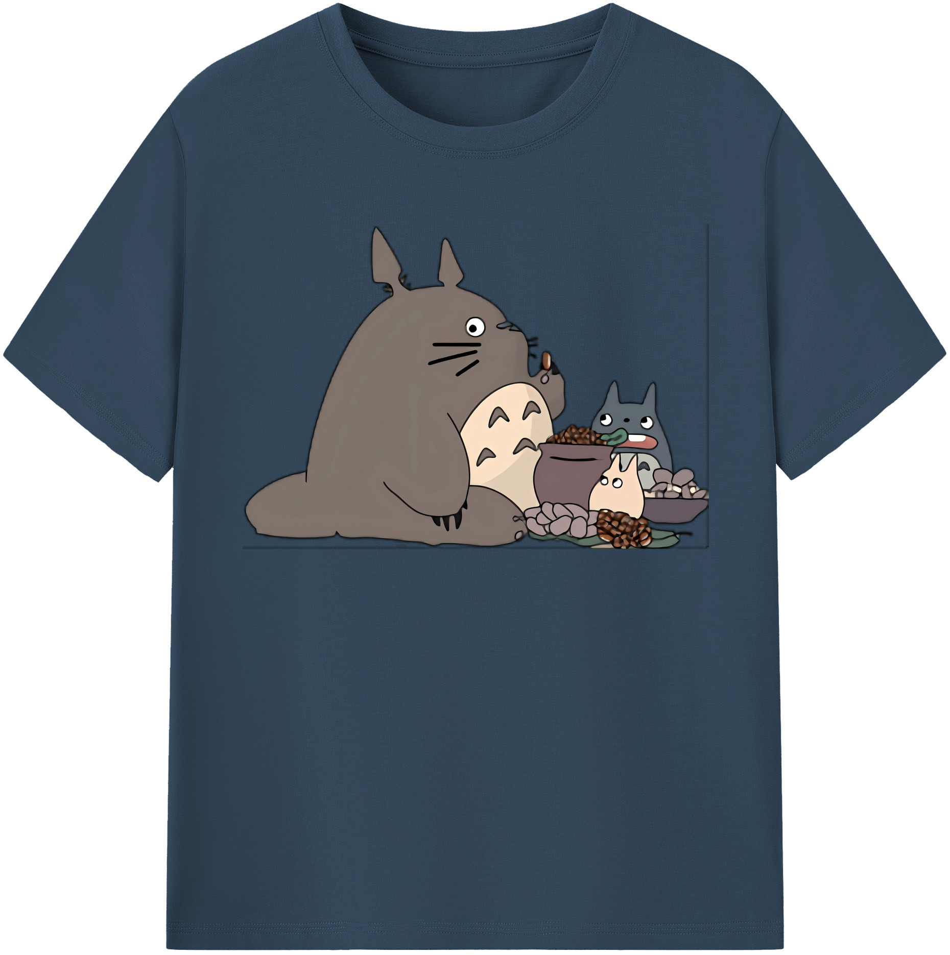 （画像用） となりのトトロ 草壁メイ 草壁サツキ My Neighbor Totoro Satsuki Kusakabe Mei Kusakabe レディースカジュアルプリントTシャツ（綿100％）