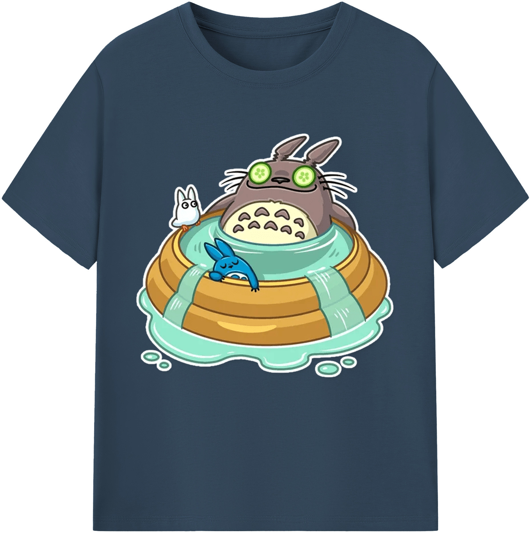 （画像用） となりのトトロ 草壁メイ 草壁サツキ My Neighbor Totoro Satsuki Kusakabe Mei Kusakabe レディースカジュアルプリントTシャツ（綿100％）