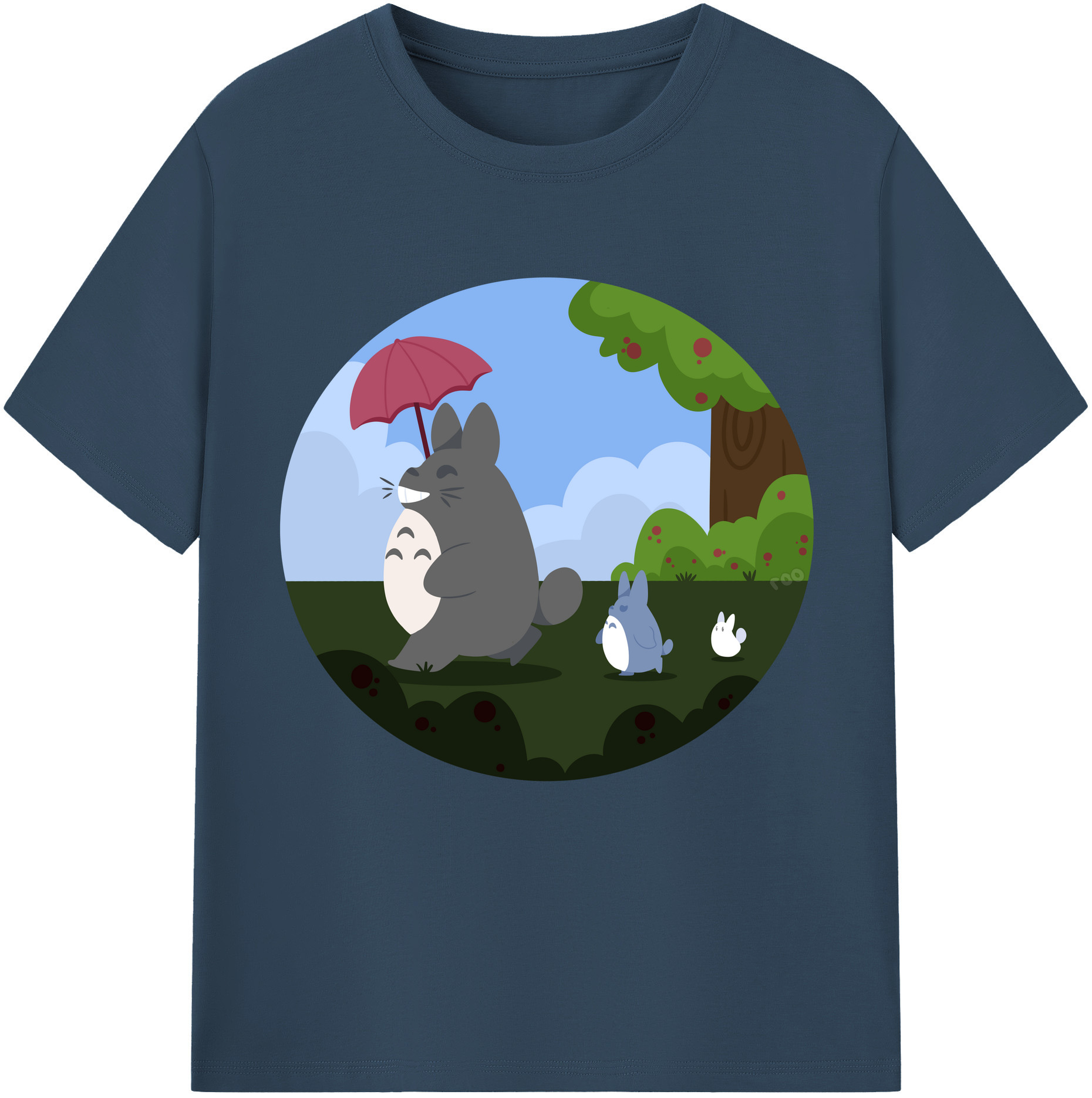 （画像用） となりのトトロ 草壁メイ 草壁サツキ My Neighbor Totoro Satsuki Kusakabe Mei Kusakabe レディースカジュアルプリントTシャツ（綿100％）