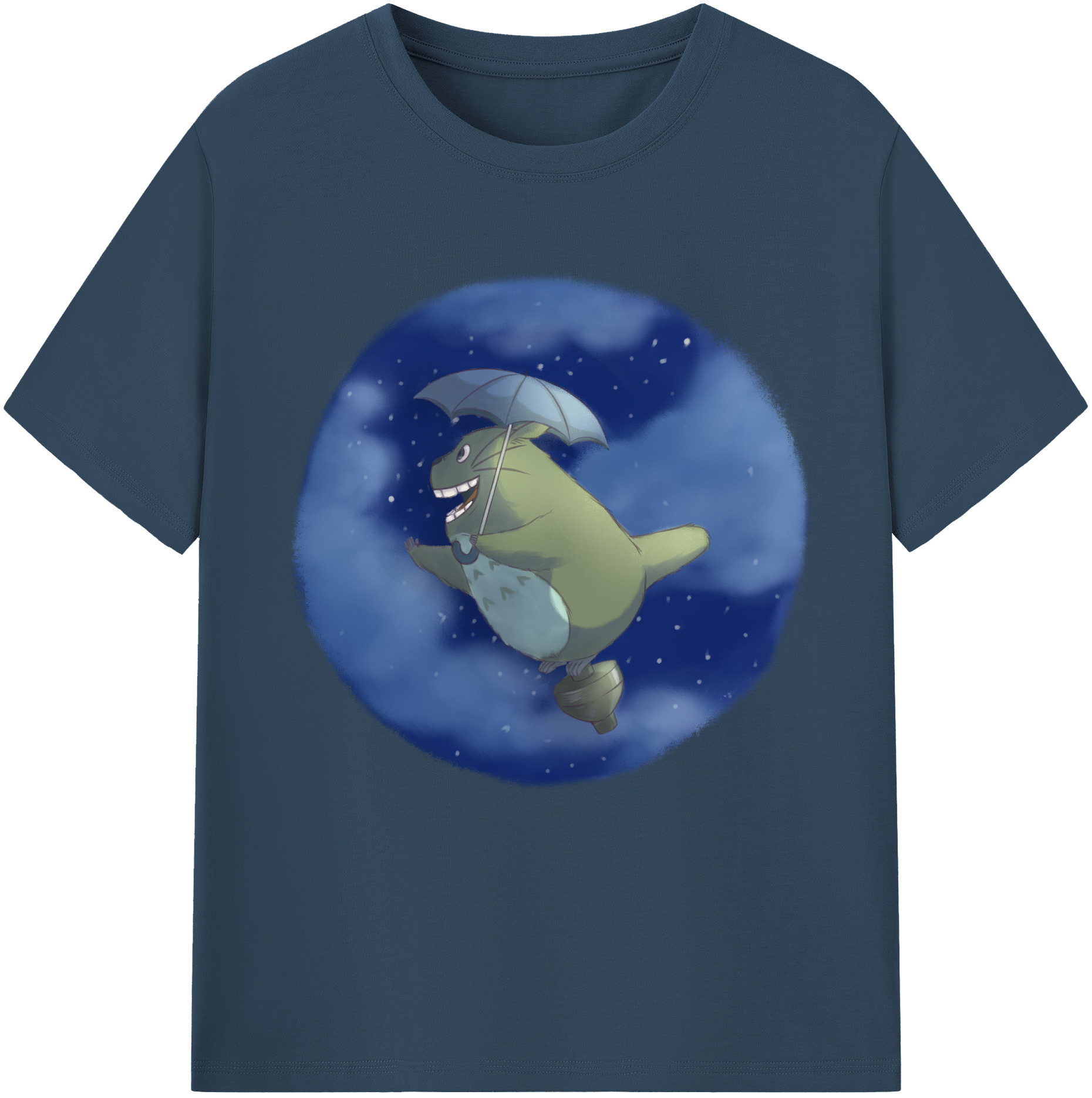 （画像用） となりのトトロ 草壁メイ 草壁サツキ My Neighbor Totoro Satsuki Kusakabe Mei Kusakabe レディースカジュアルプリントTシャツ（綿100％）