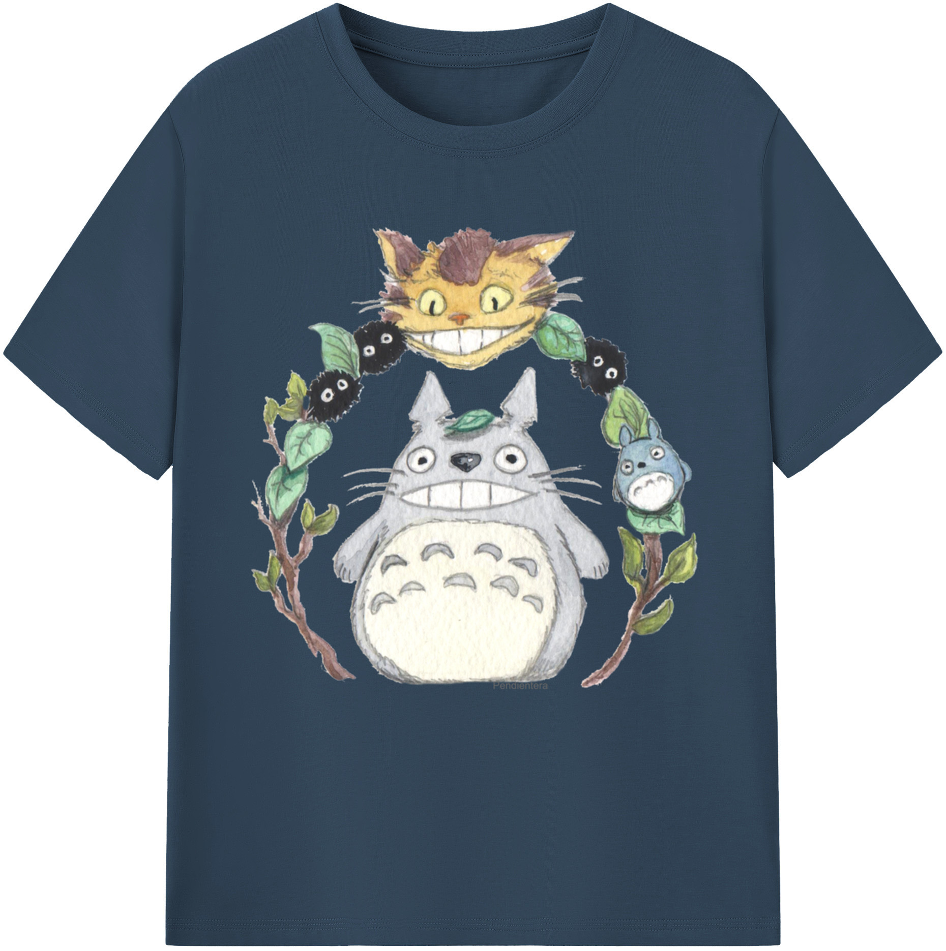 （画像用） となりのトトロ 草壁メイ 草壁サツキ My Neighbor Totoro Satsuki Kusakabe Mei Kusakabe レディースカジュアルプリントTシャツ（綿100％）