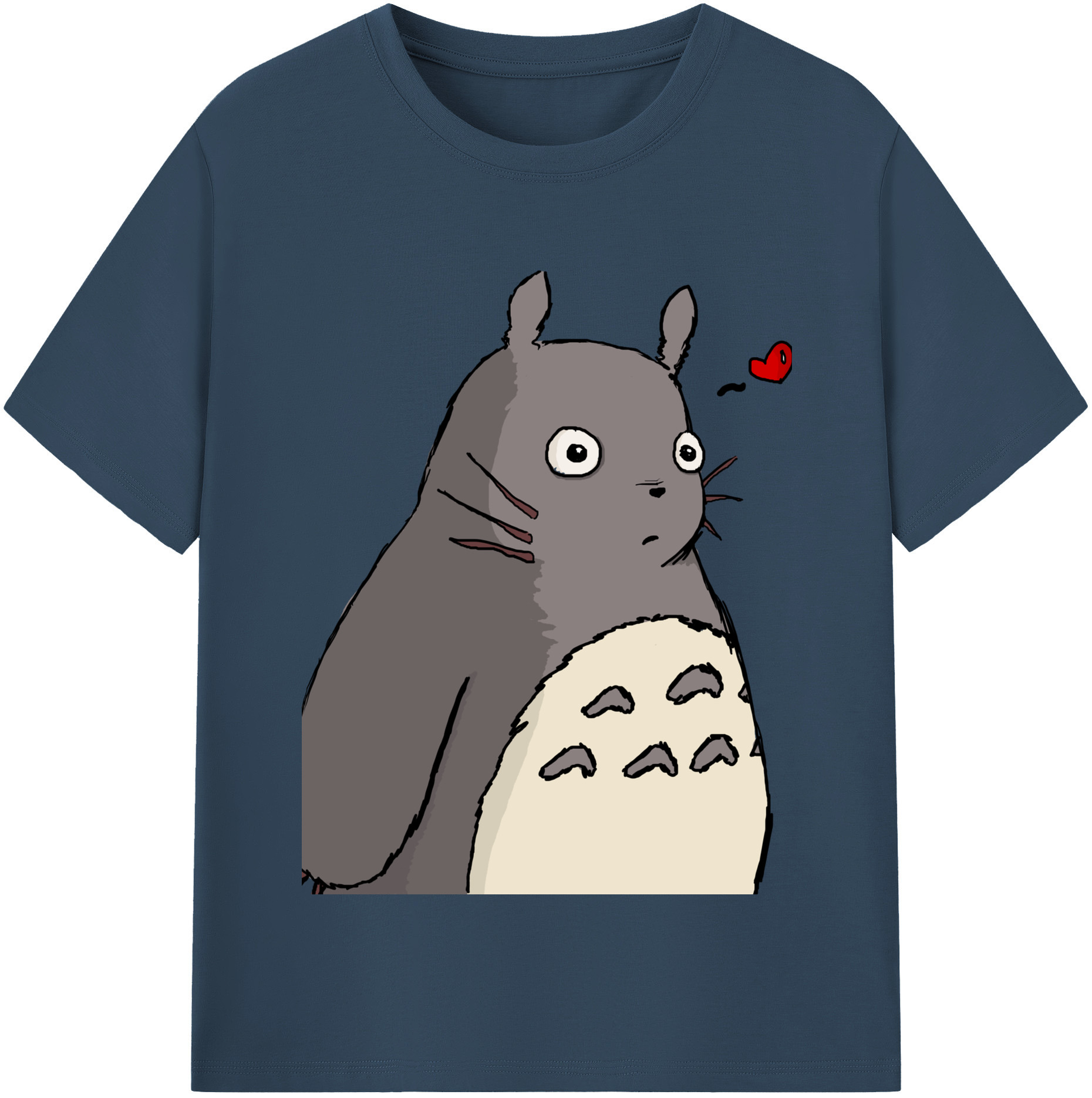（画像用） となりのトトロ 草壁メイ 草壁サツキ My Neighbor Totoro Satsuki Kusakabe Mei Kusakabe レディースカジュアルプリントTシャツ（綿100％）