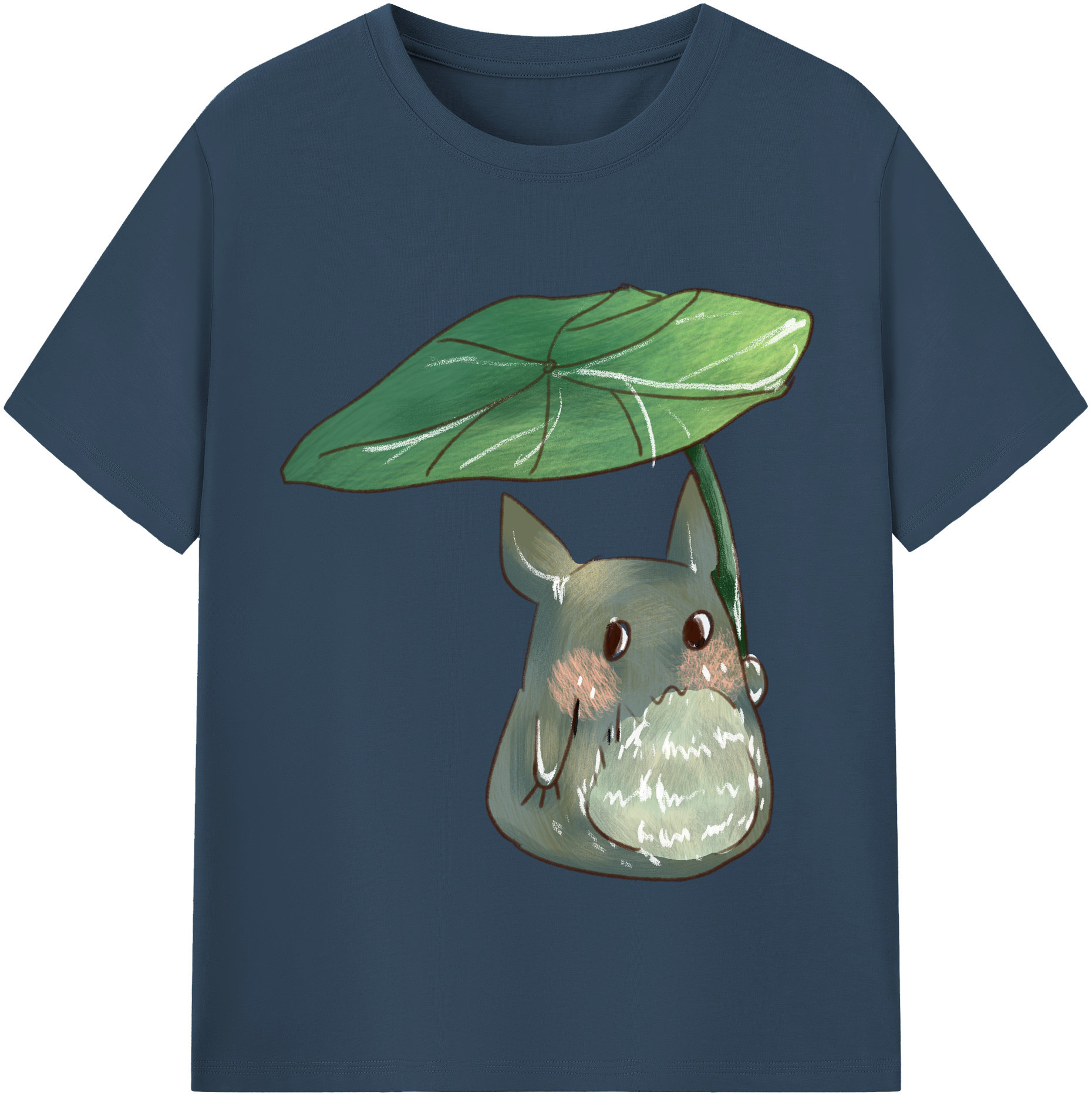（画像用） となりのトトロ 草壁メイ 草壁サツキ My Neighbor Totoro Satsuki Kusakabe Mei Kusakabe レディースカジュアルプリントTシャツ（綿100％）