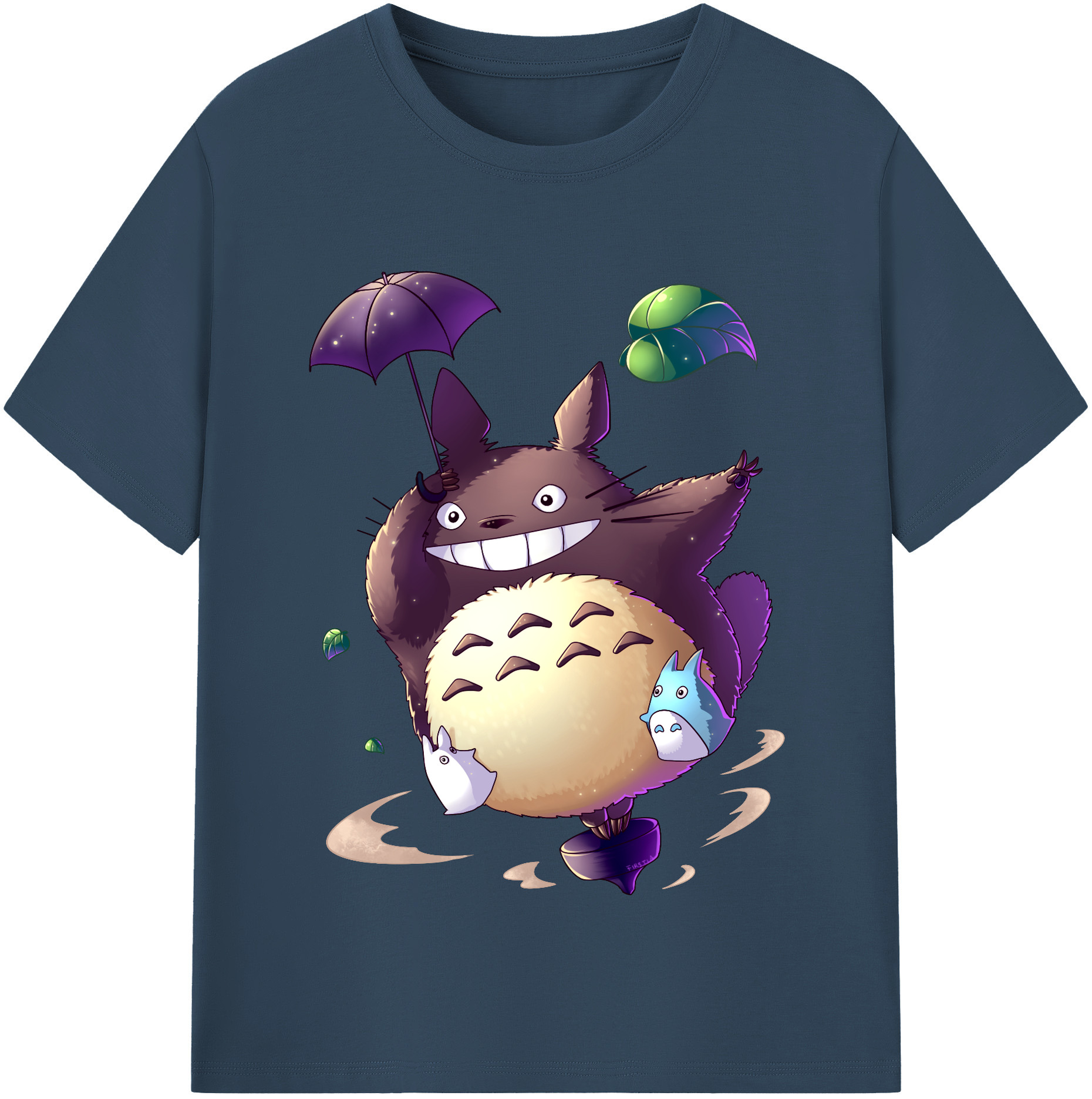 （画像用） となりのトトロ 草壁メイ 草壁サツキ My Neighbor Totoro Satsuki Kusakabe Mei Kusakabe レディースカジュアルプリントTシャツ（綿100％）