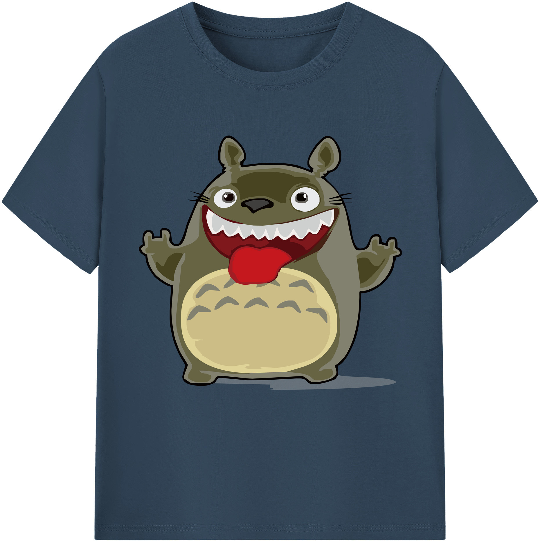 （画像用） となりのトトロ 草壁メイ 草壁サツキ My Neighbor Totoro Satsuki Kusakabe Mei Kusakabe レディースカジュアルプリントTシャツ（綿100％）