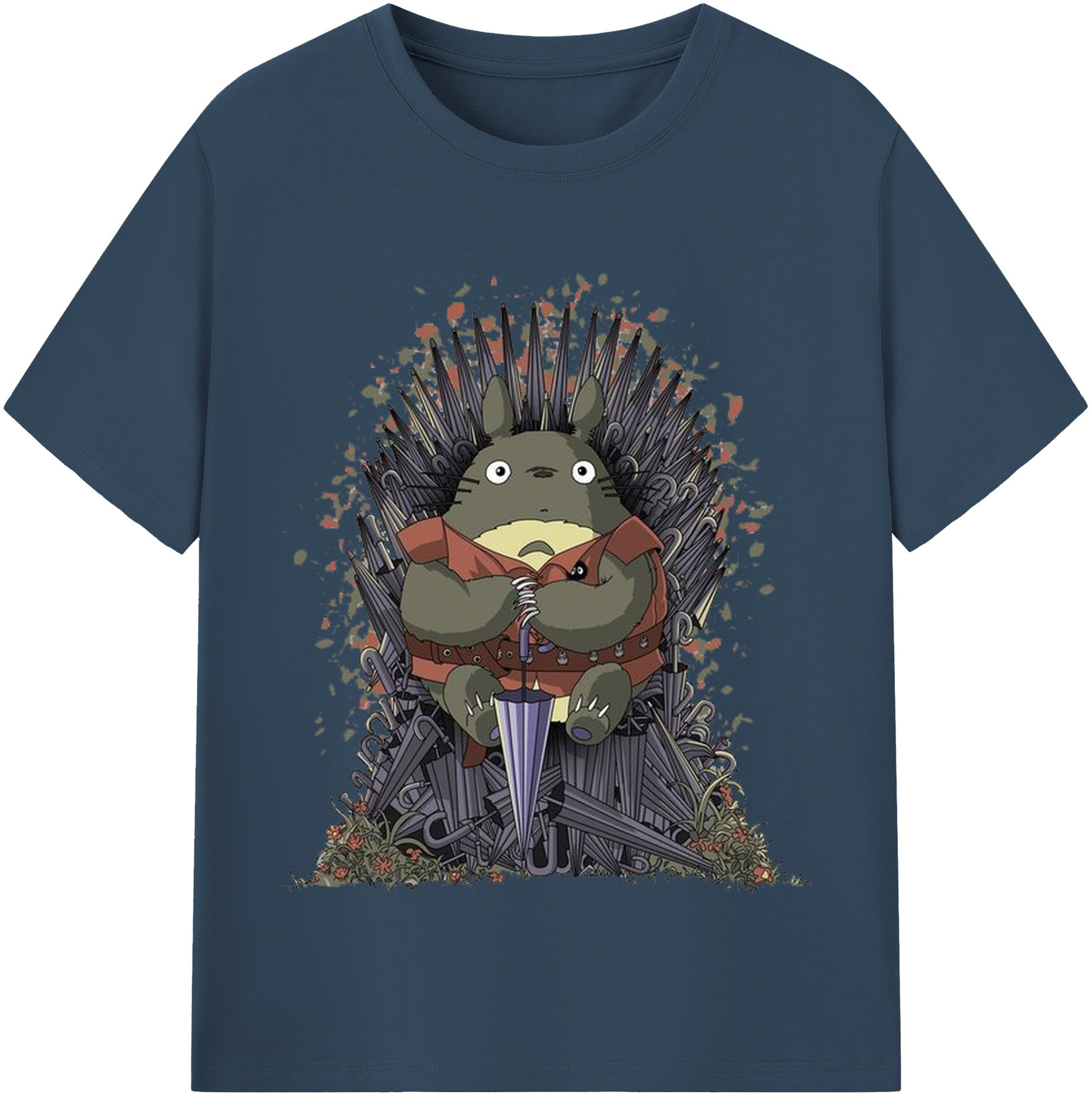 （画像用） となりのトトロ 草壁メイ 草壁サツキ My Neighbor Totoro Satsuki Kusakabe Mei Kusakabe レディースカジュアルプリントTシャツ（綿100％）