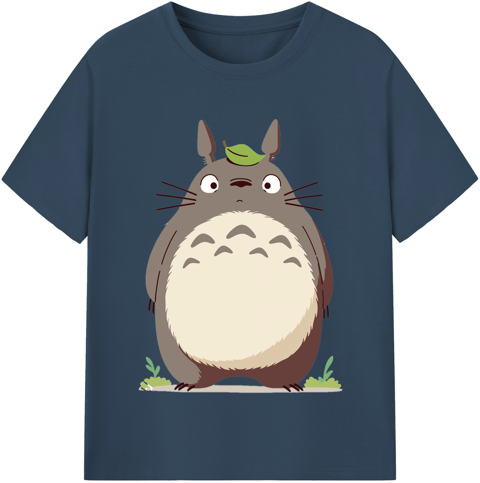 （画像用） となりのトトロ 草壁メイ 草壁サツキ My Neighbor Totoro Satsuki Kusakabe Mei Kusakabe レディースカジュアルプリントTシャツ（綿100％）