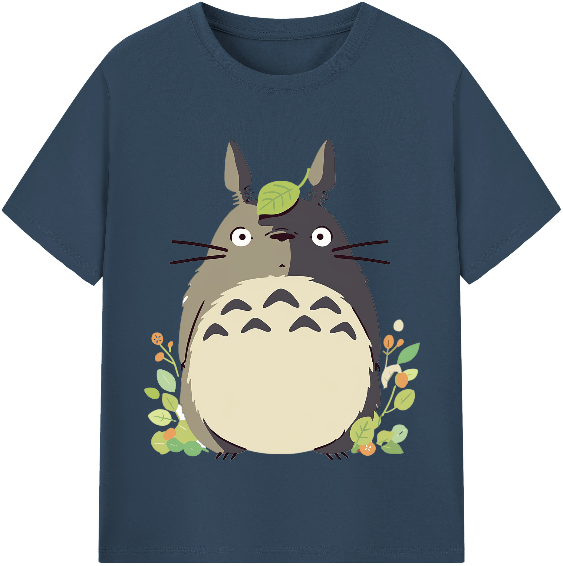（画像用） となりのトトロ 草壁メイ 草壁サツキ My Neighbor Totoro Satsuki Kusakabe Mei Kusakabe レディースカジュアルプリントTシャツ（綿100％）